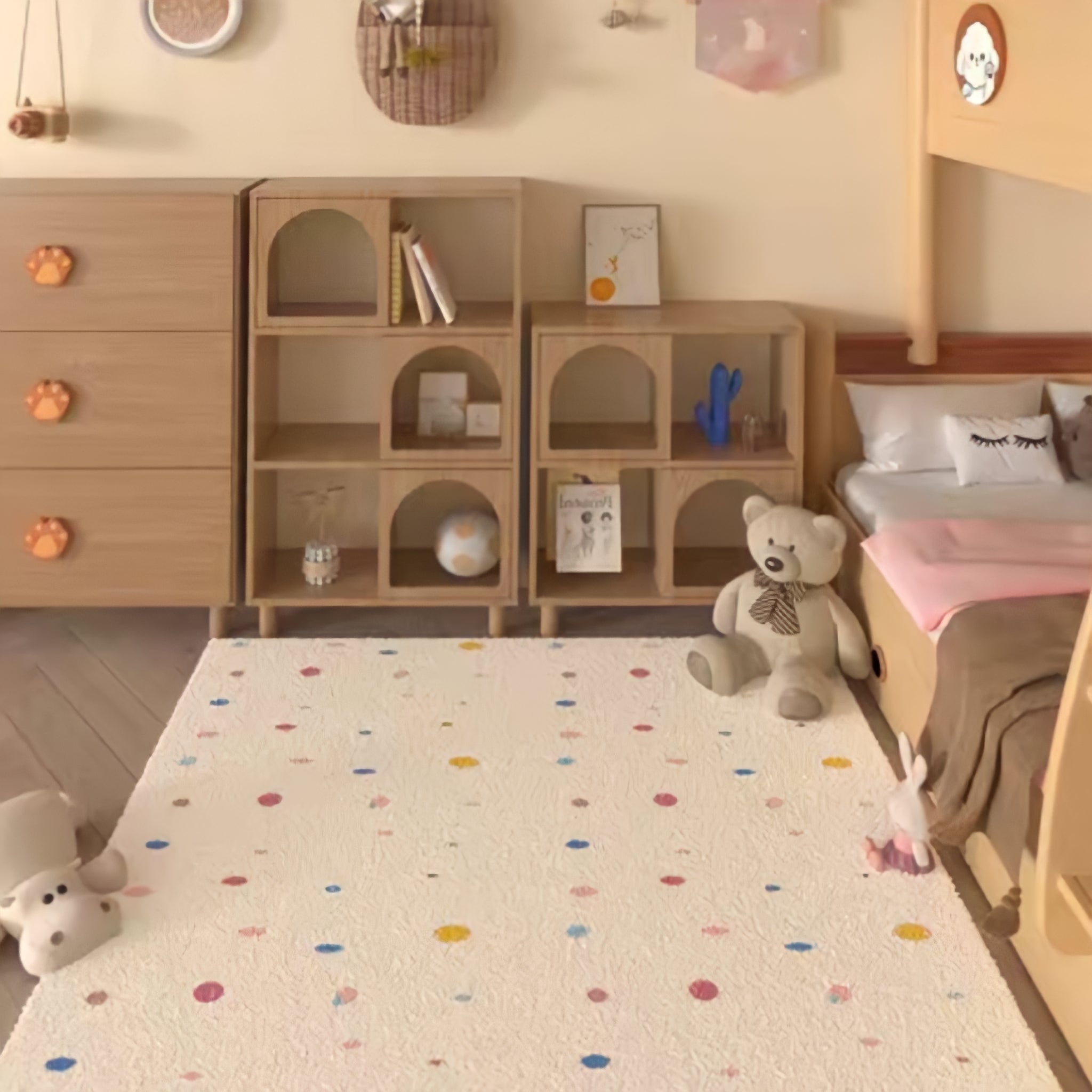 Colorful Painted Rug Carpet