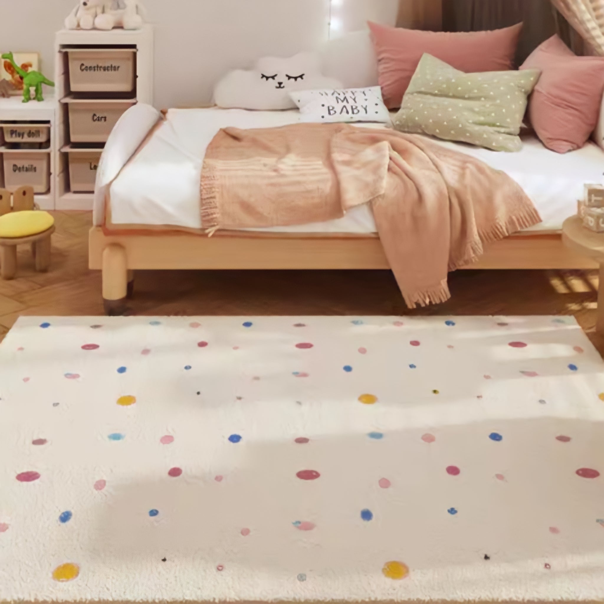 Colorful Painted Rug Carpet