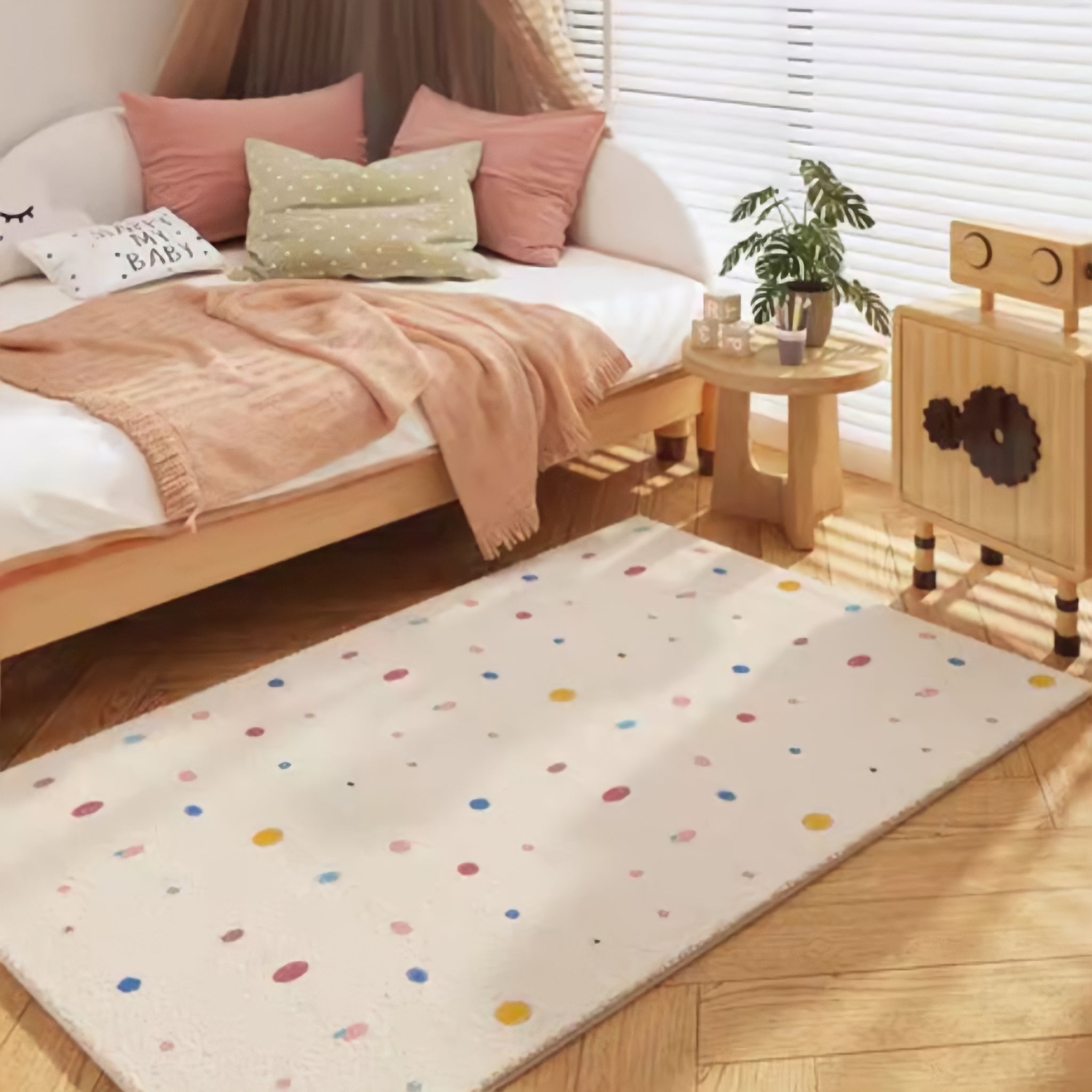 Colorful Painted Rug Carpet