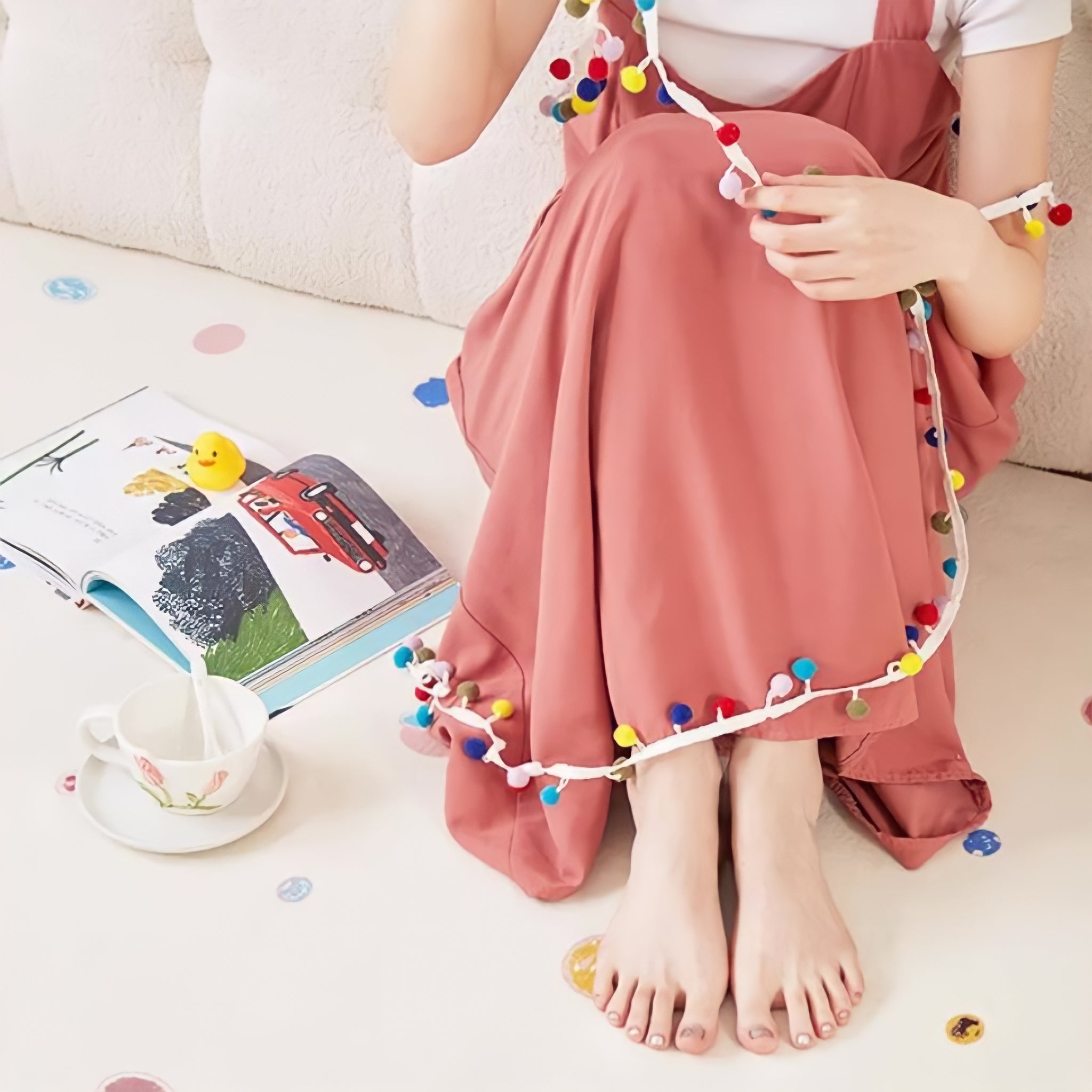 Colorful Painted Rug Carpet