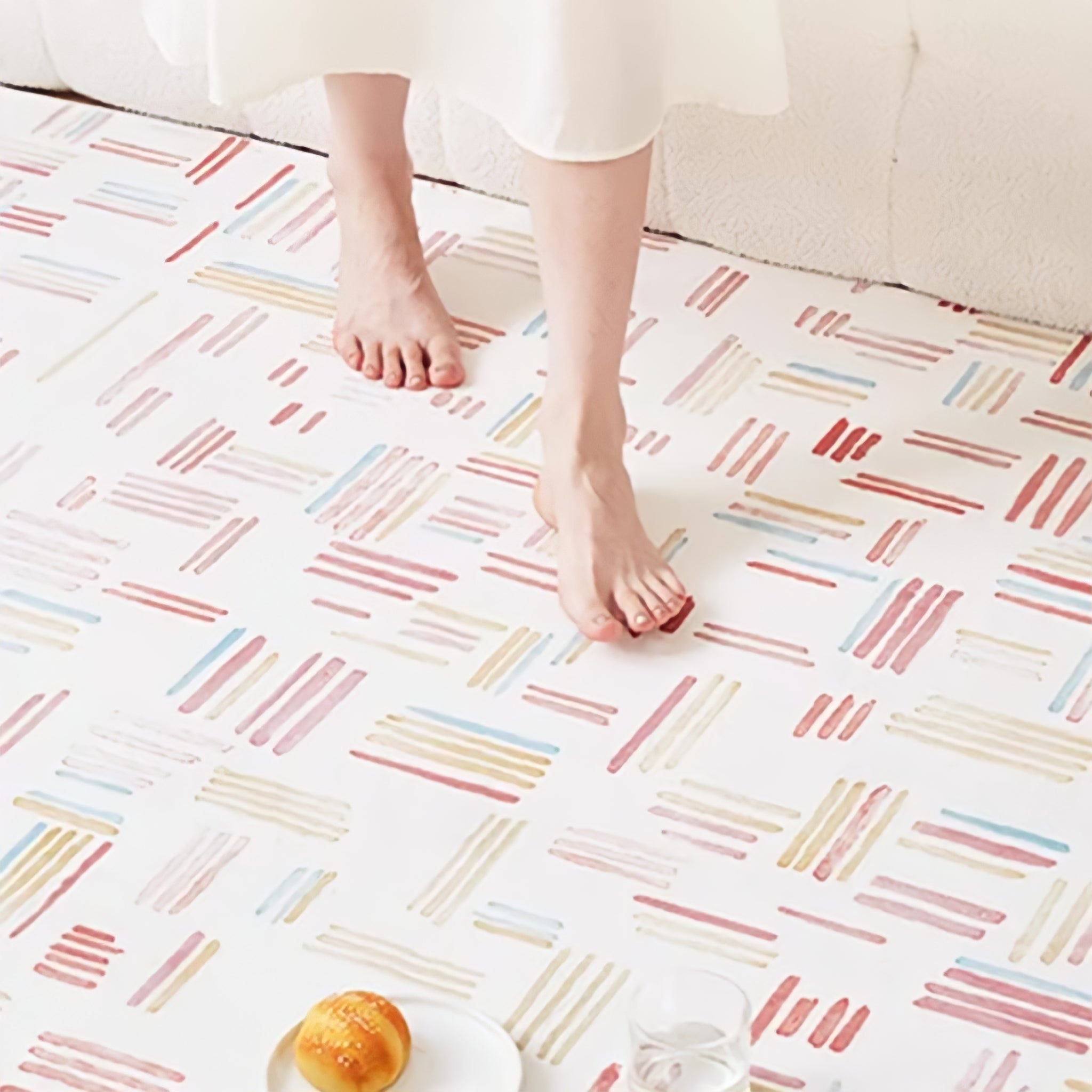 Colorful Painted Rug Carpet