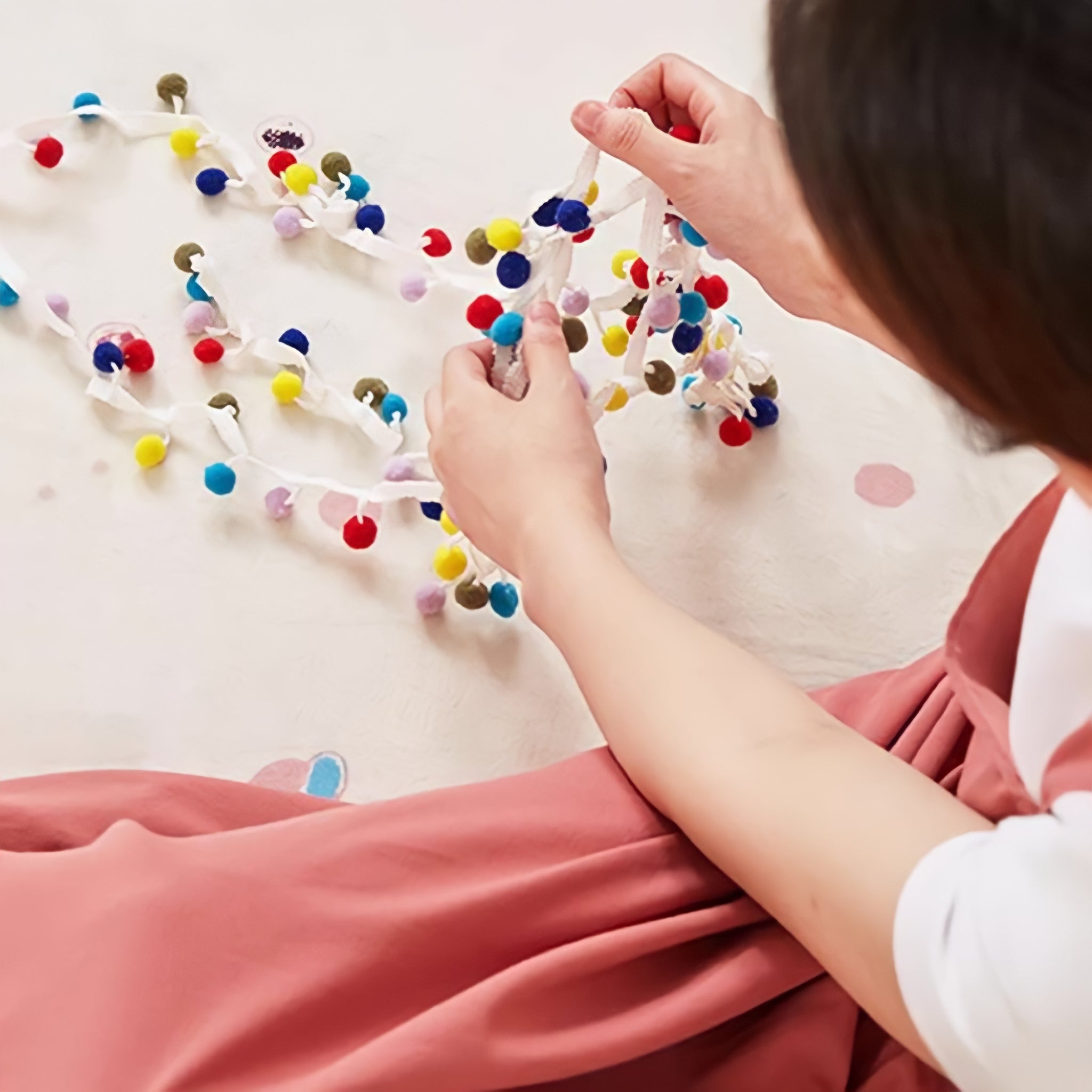 Colorful Painted Rug Carpet