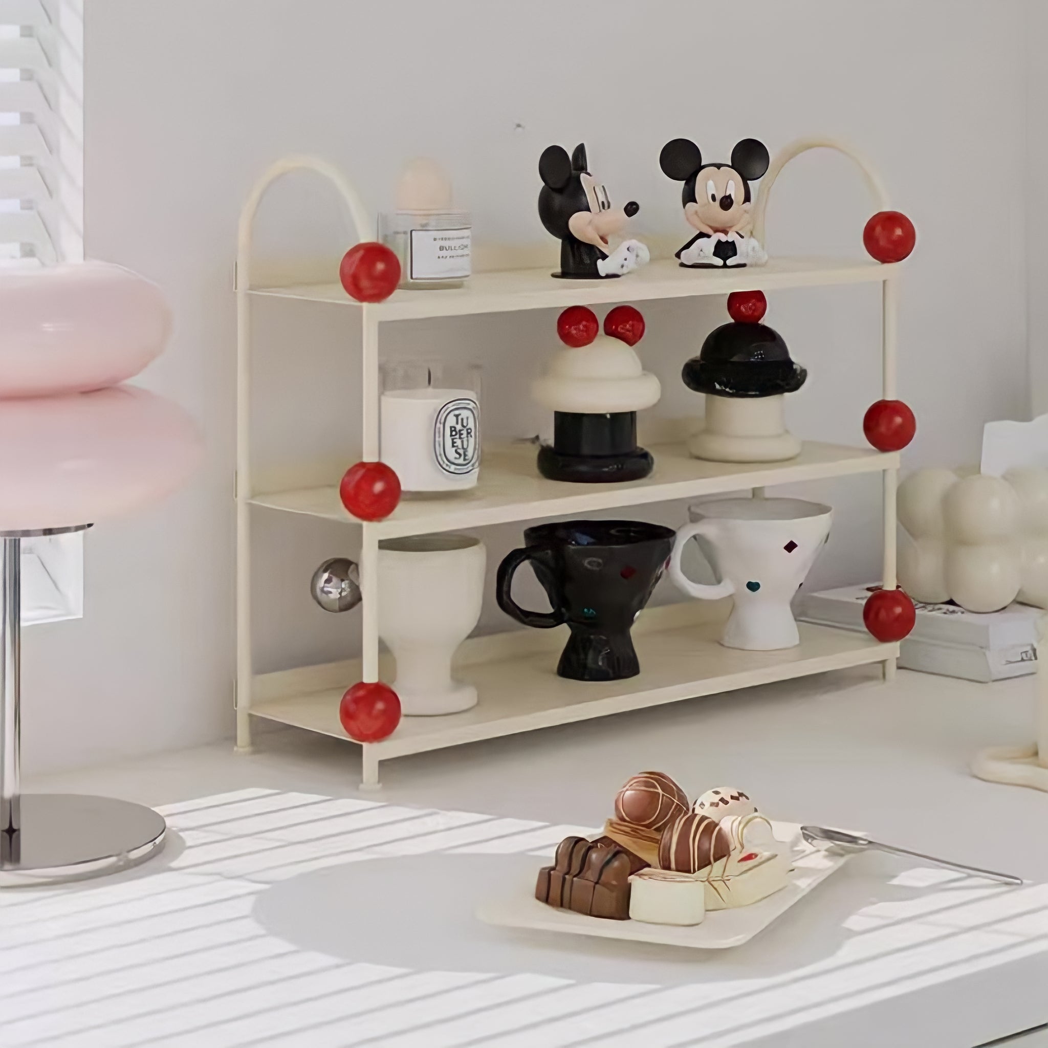 Creamy Color Candy Ball Shelf