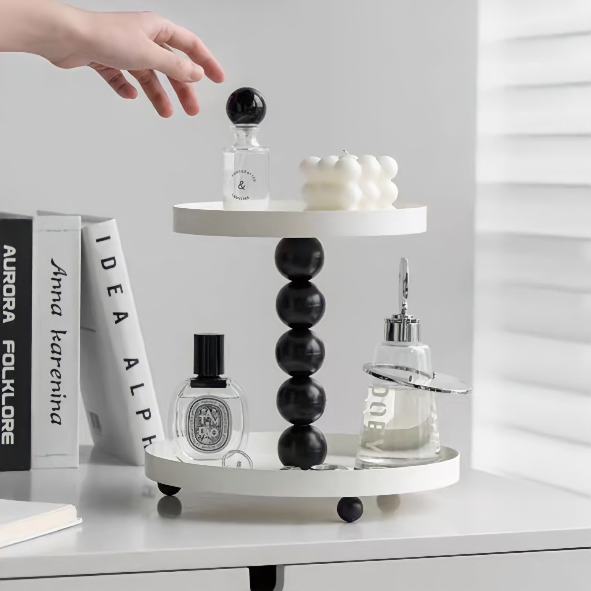 Candy Bowl Round 2-Tier Tray