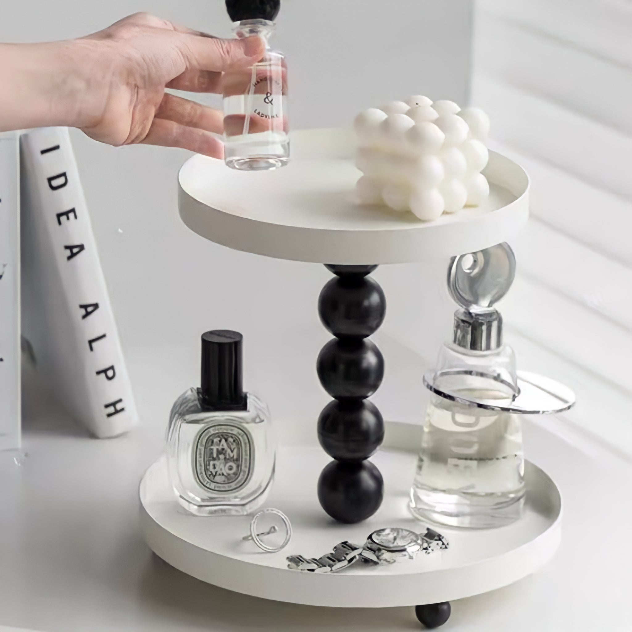 Candy Bowl Round 2-Tier Tray