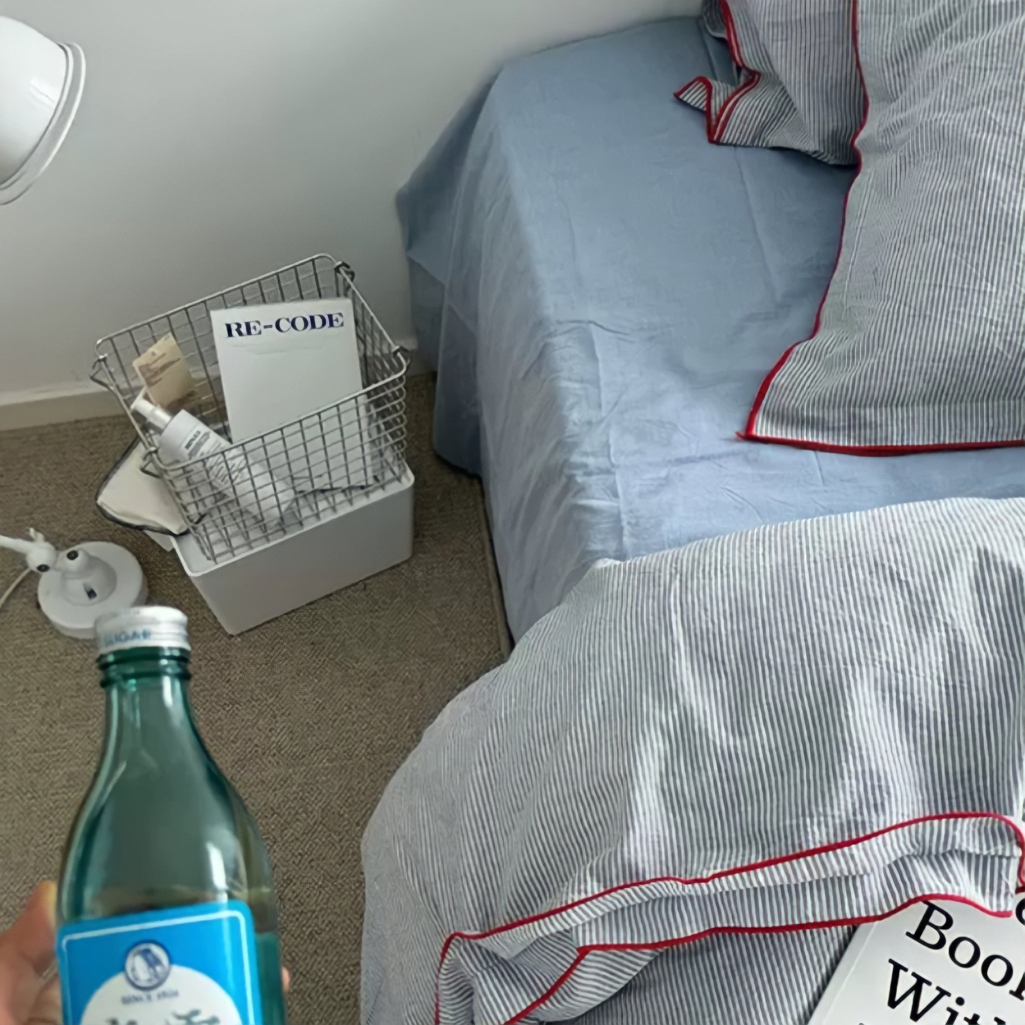 レッドパイピングコットン寝具セット – kocol