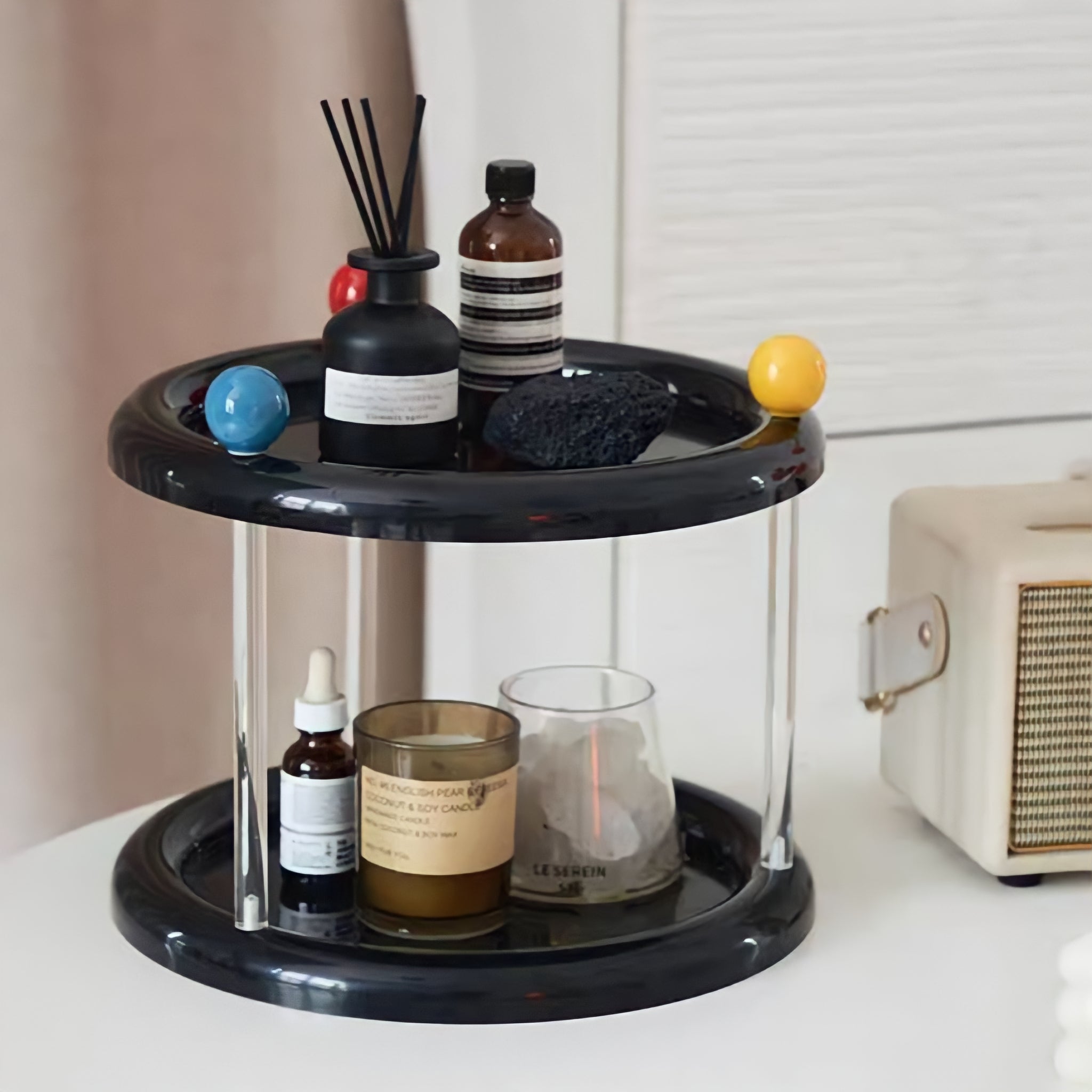 Ball Round 2 Tier Rack