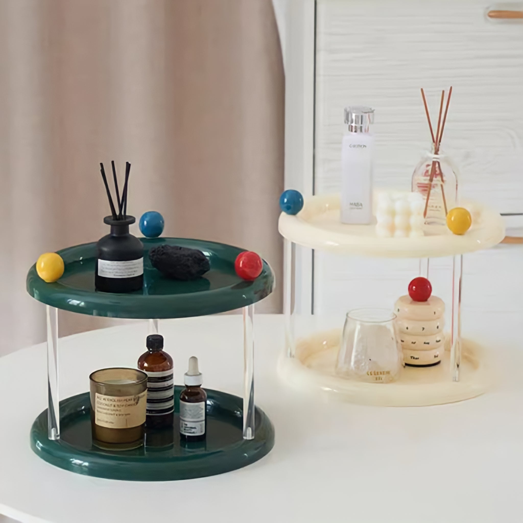 Ball Round 2 Tier Rack