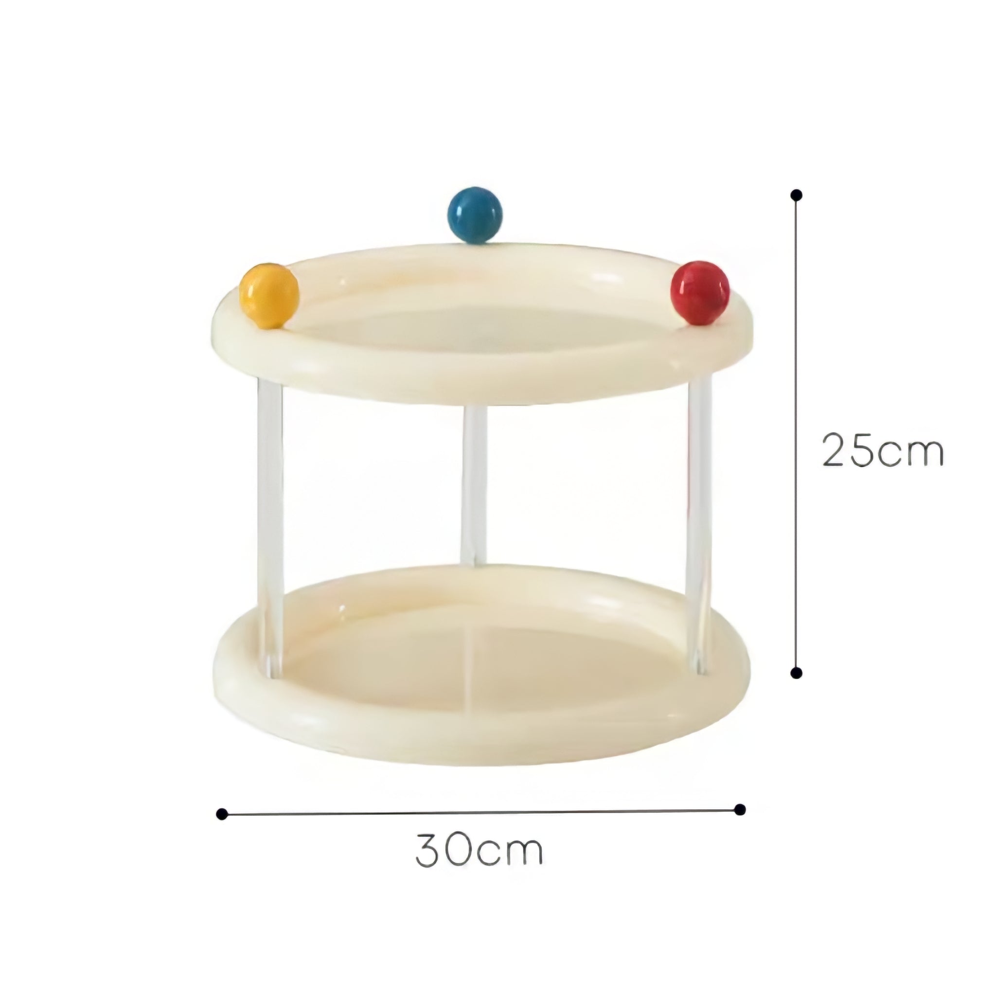 Ball Round 2 Tier Rack