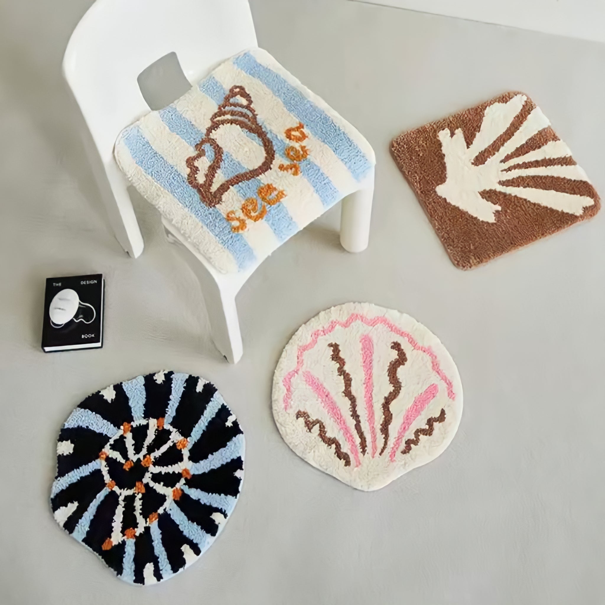 Shell pattern seat cushion