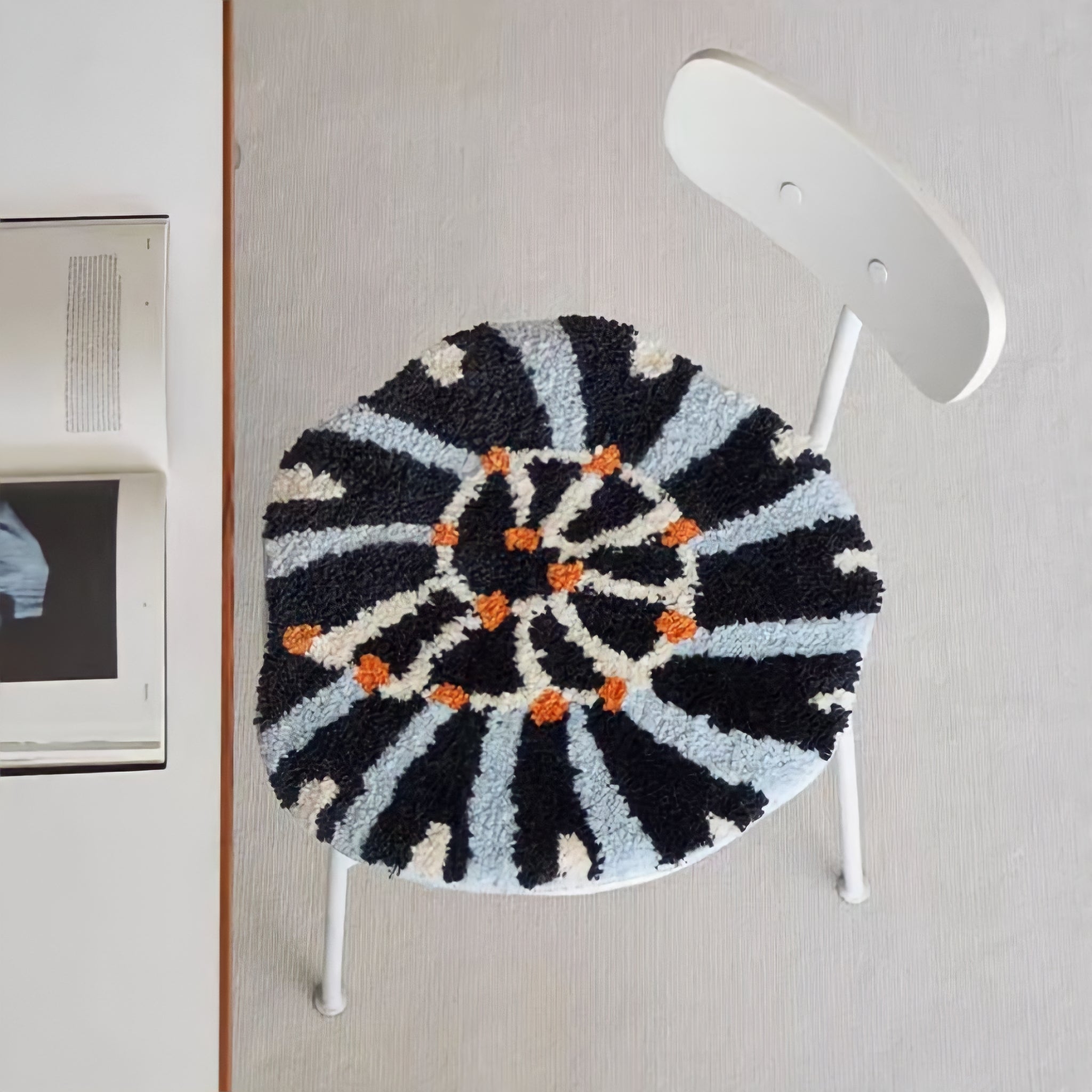 Shell pattern seat cushion