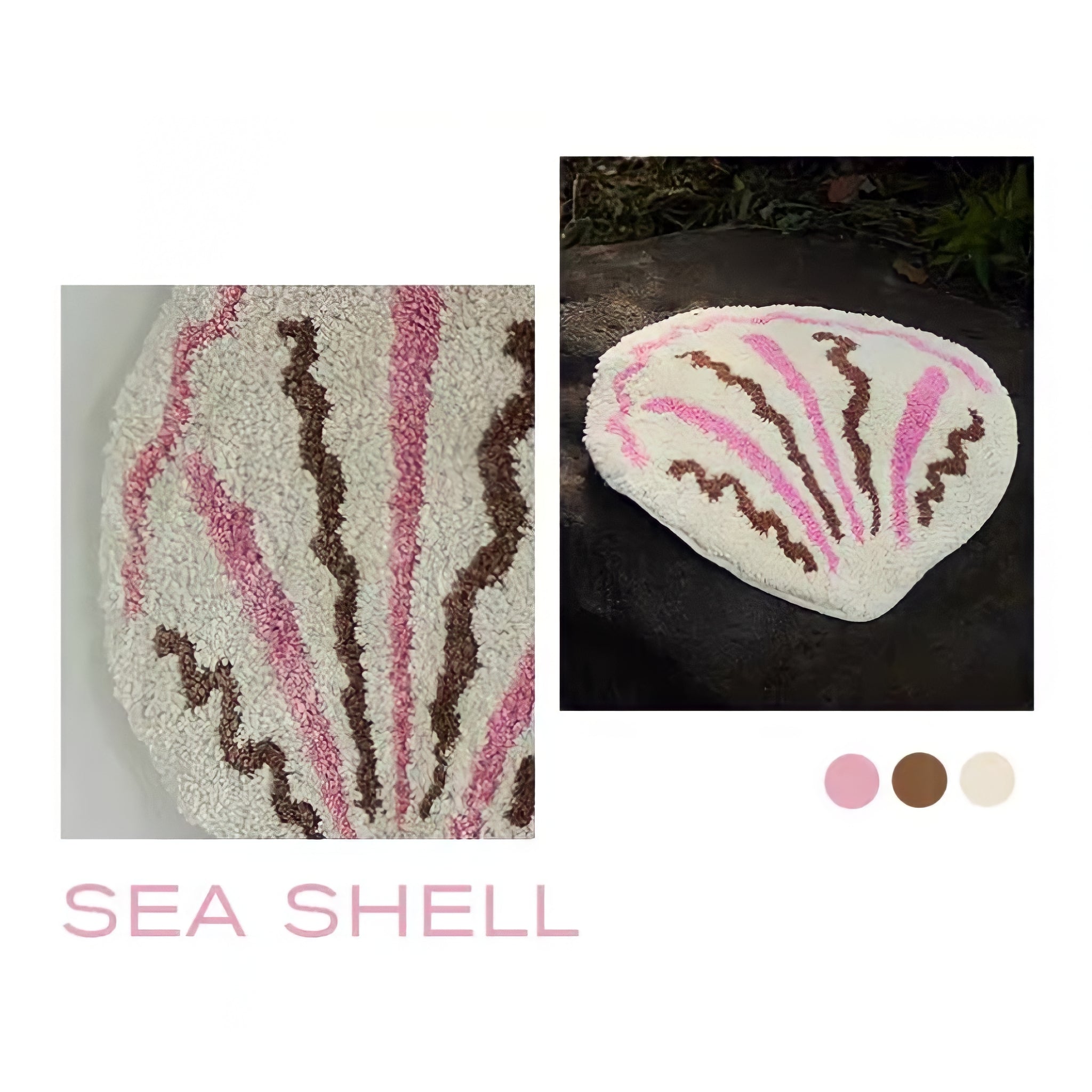 Shell pattern seat cushion