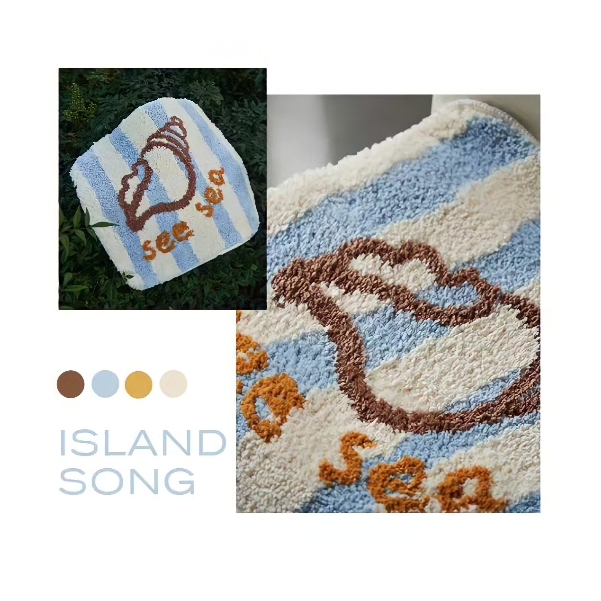 Shell pattern seat cushion