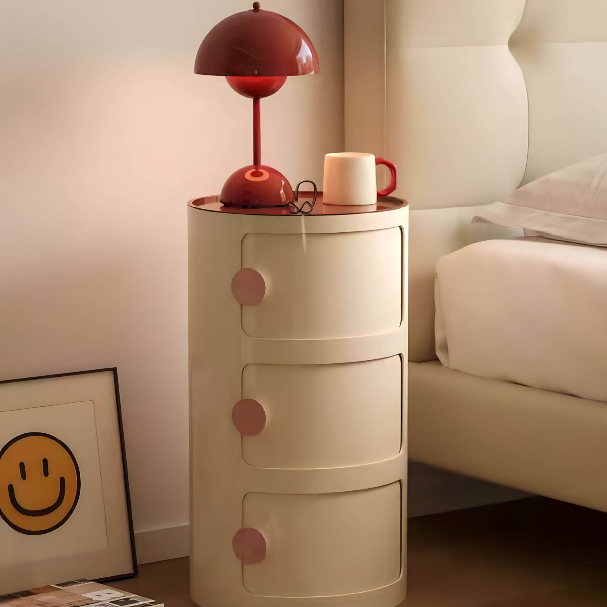 Macaron Color Round Module Cabinet