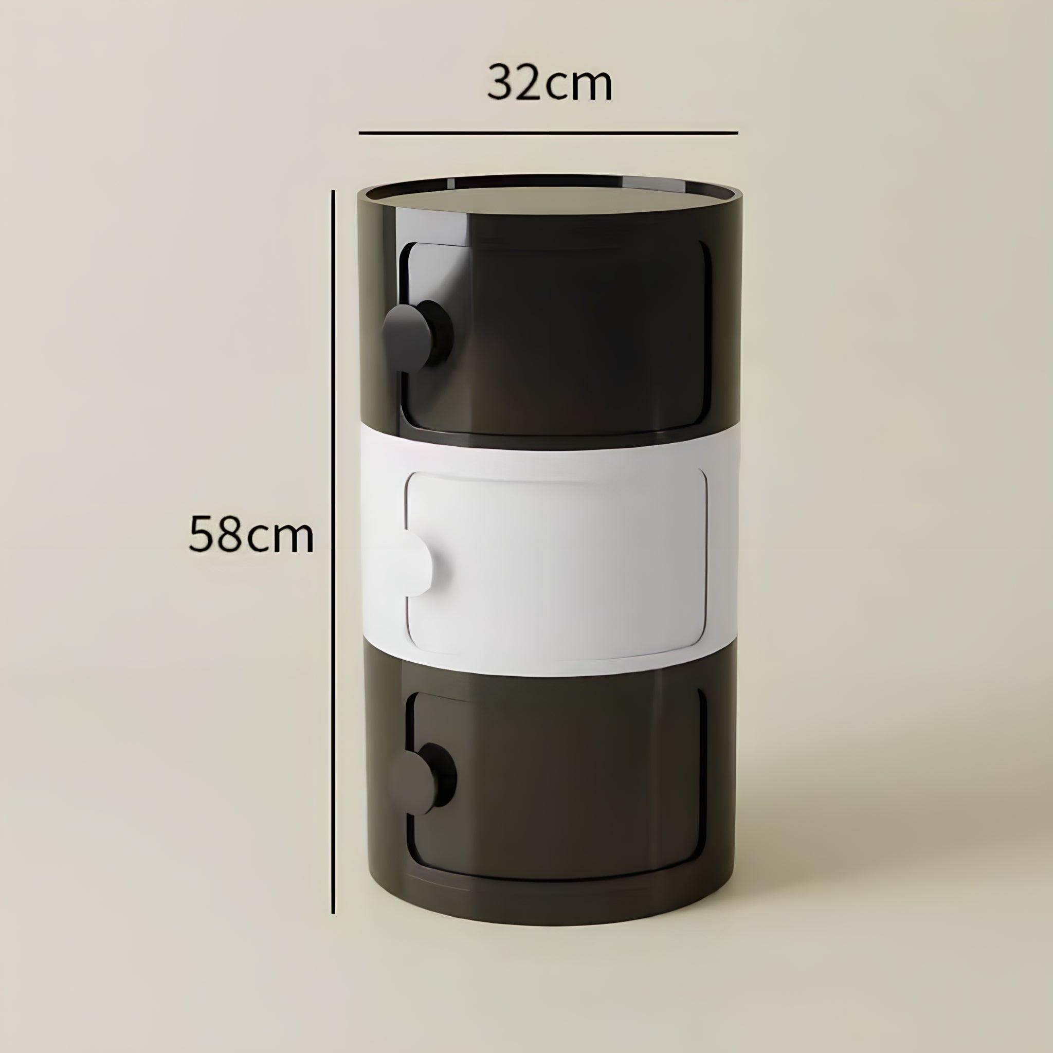 Macaron Color Round Module Cabinet