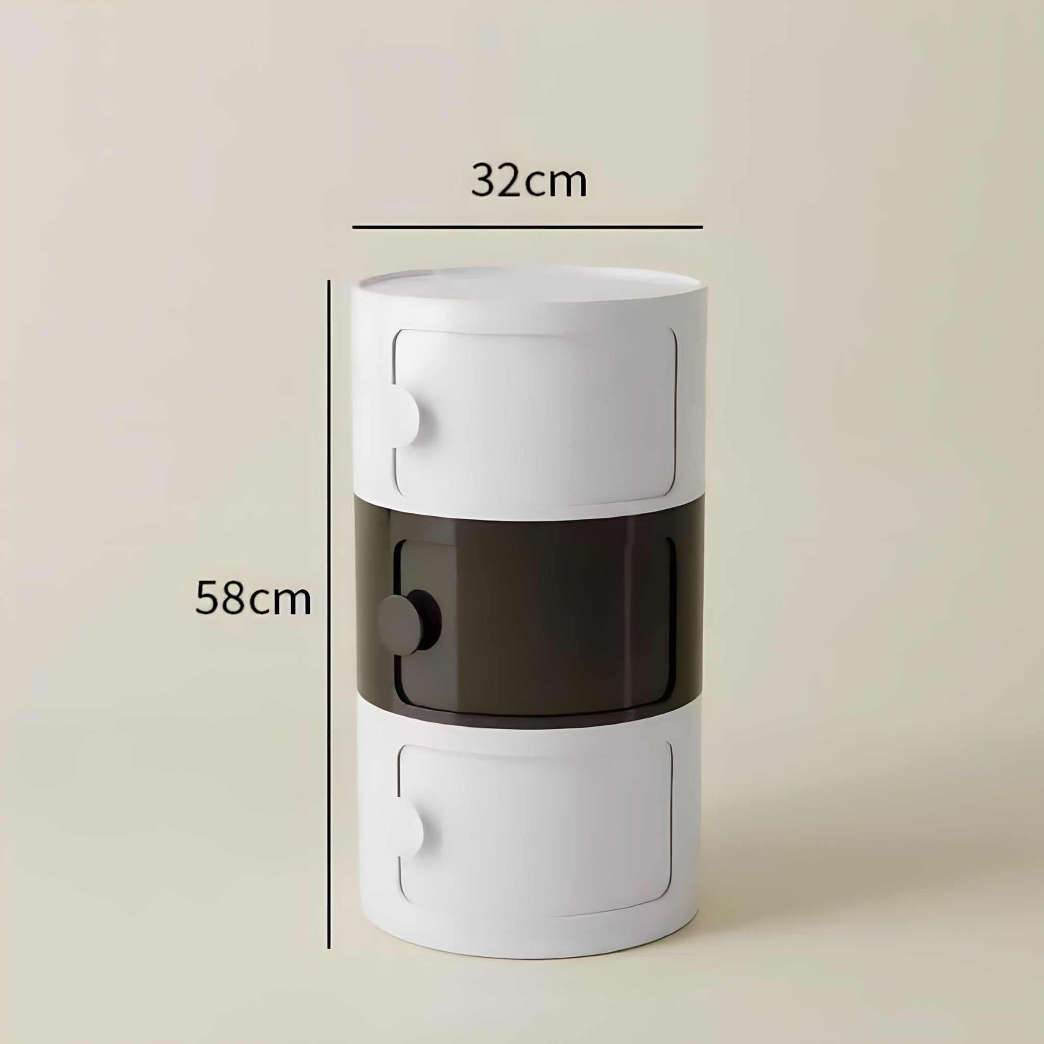 Macaron Color Round Module Cabinet