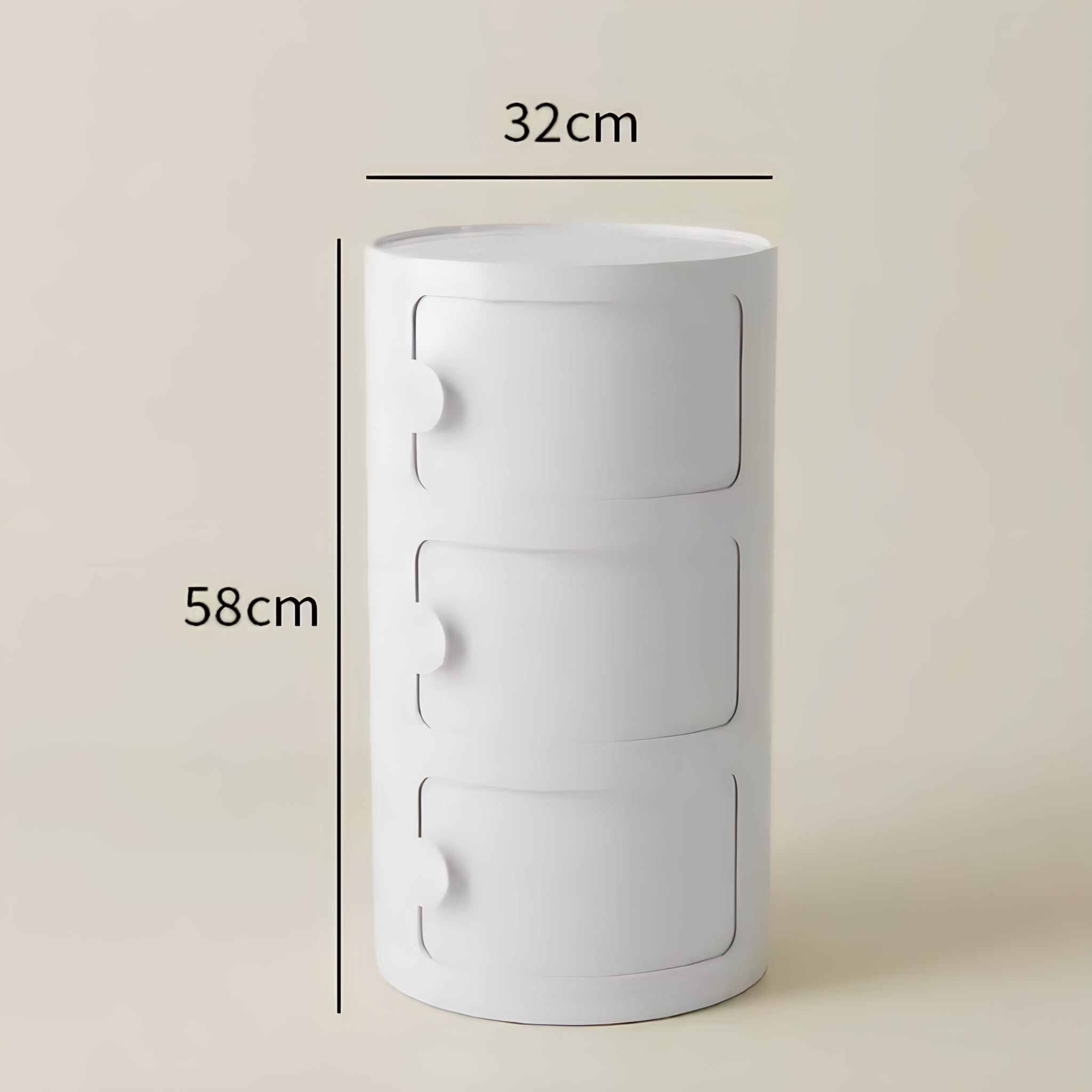 Macaron Color Round Module Cabinet