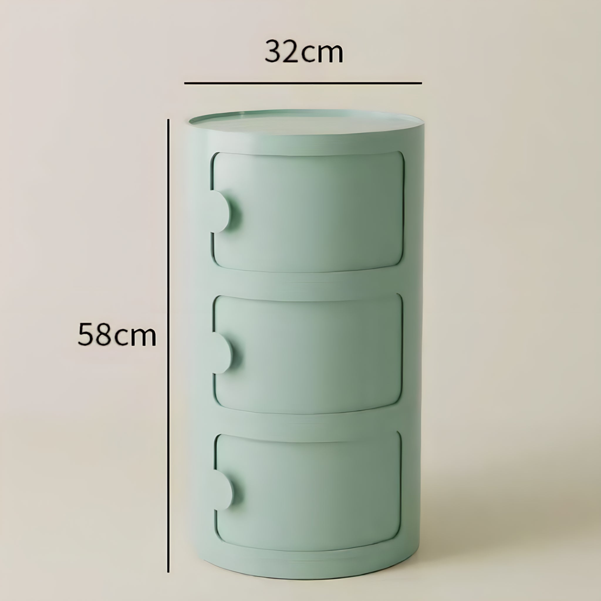 Macaron Color Round Module Cabinet