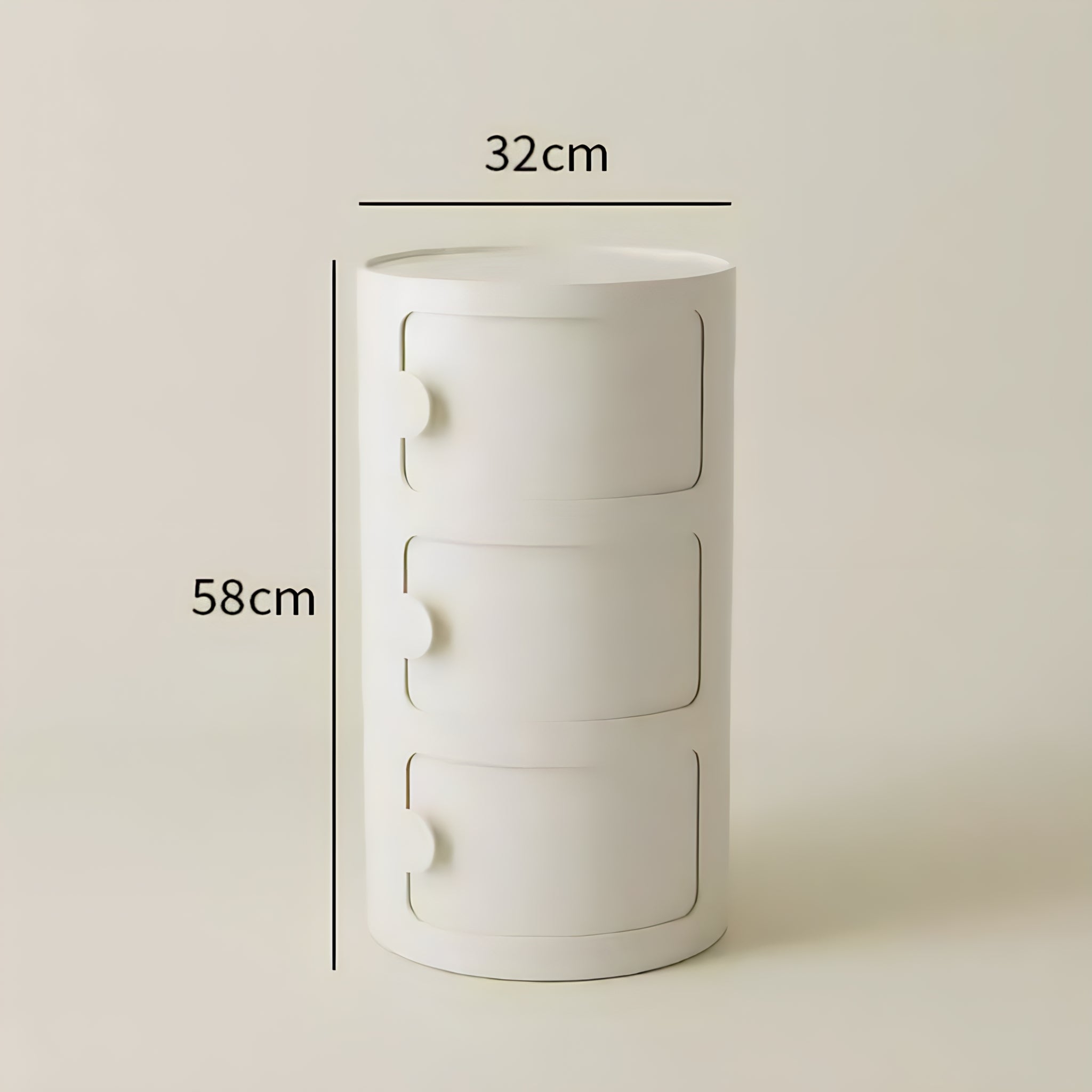 Macaron Color Round Module Cabinet