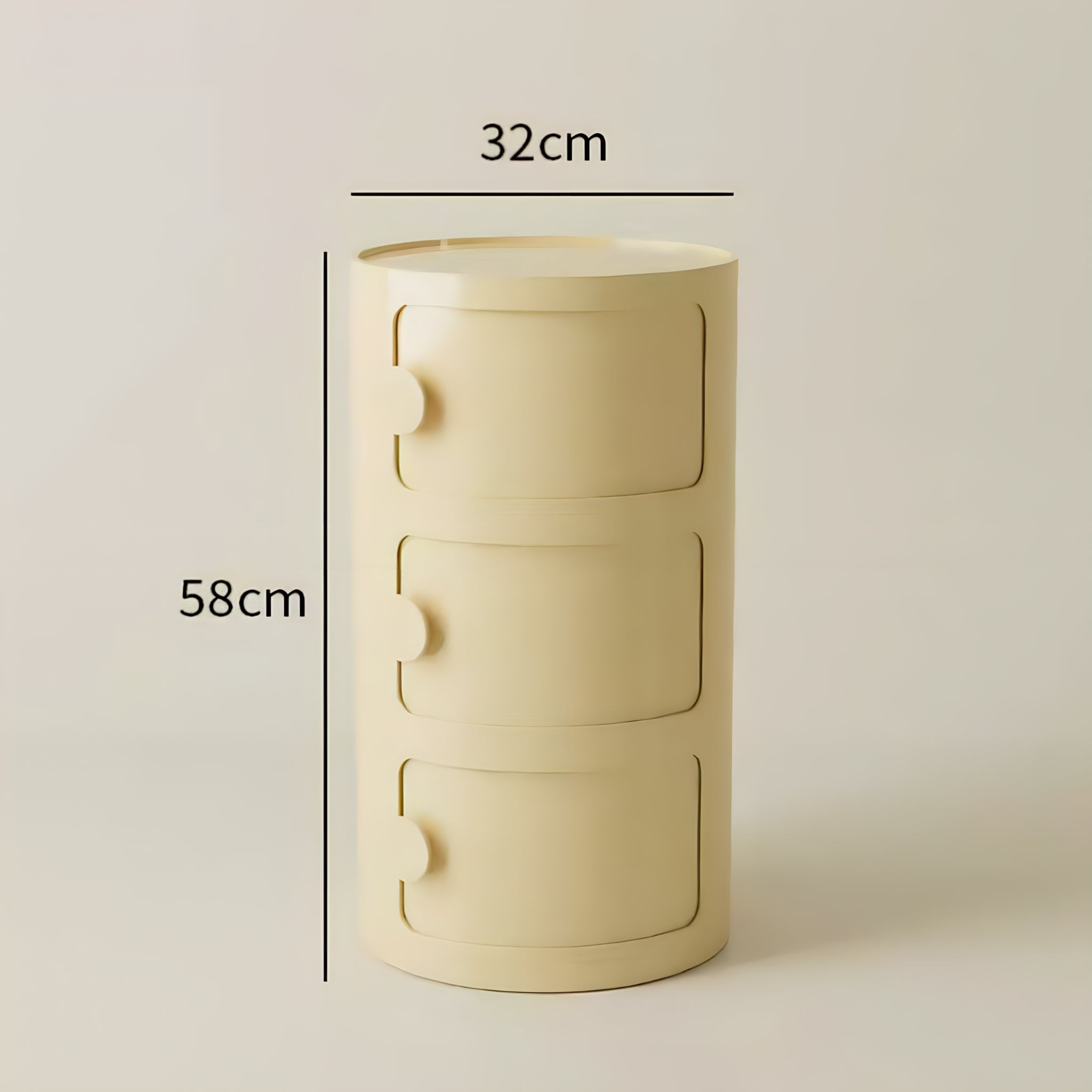 Macaron Color Round Module Cabinet