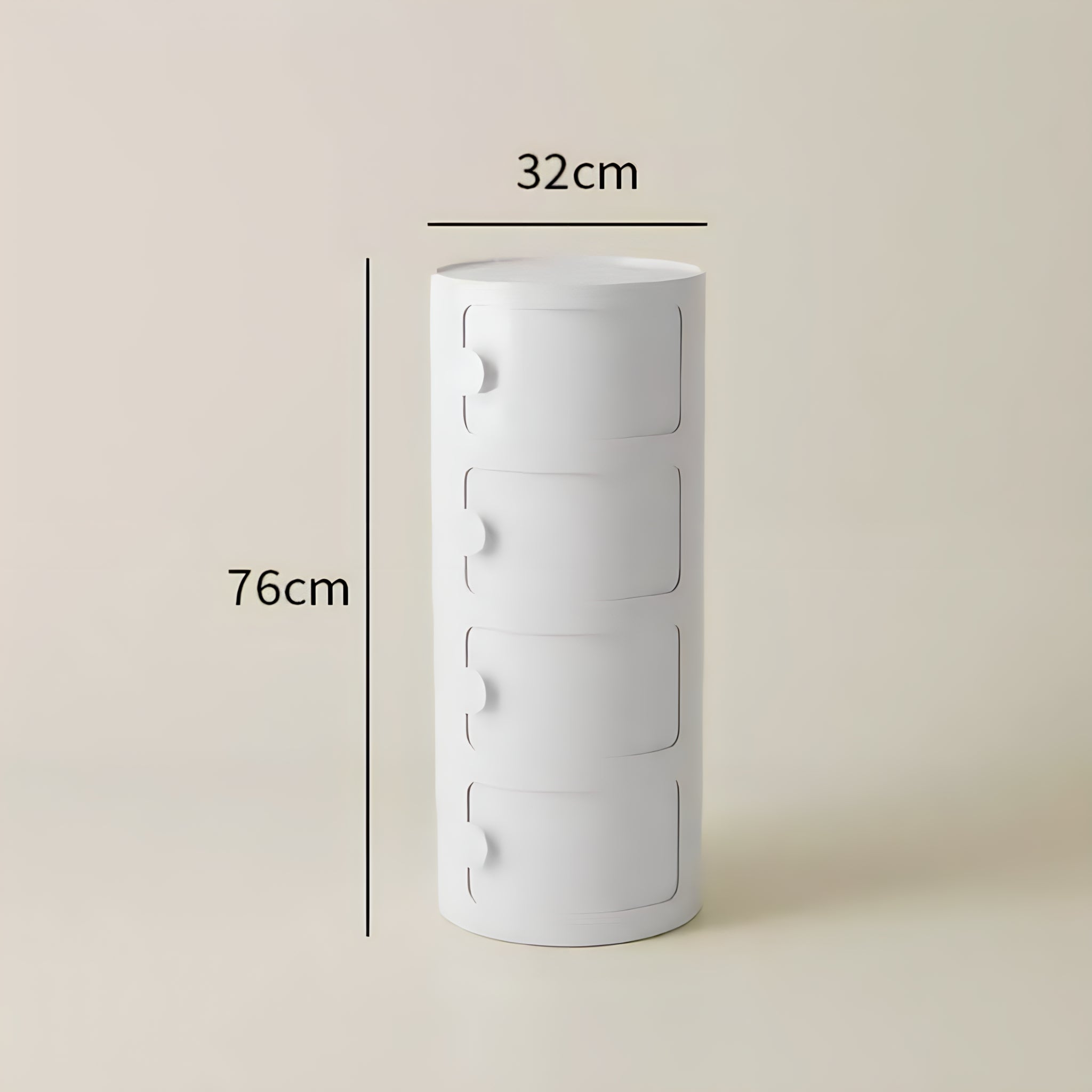 Macaron Color Round Module Cabinet