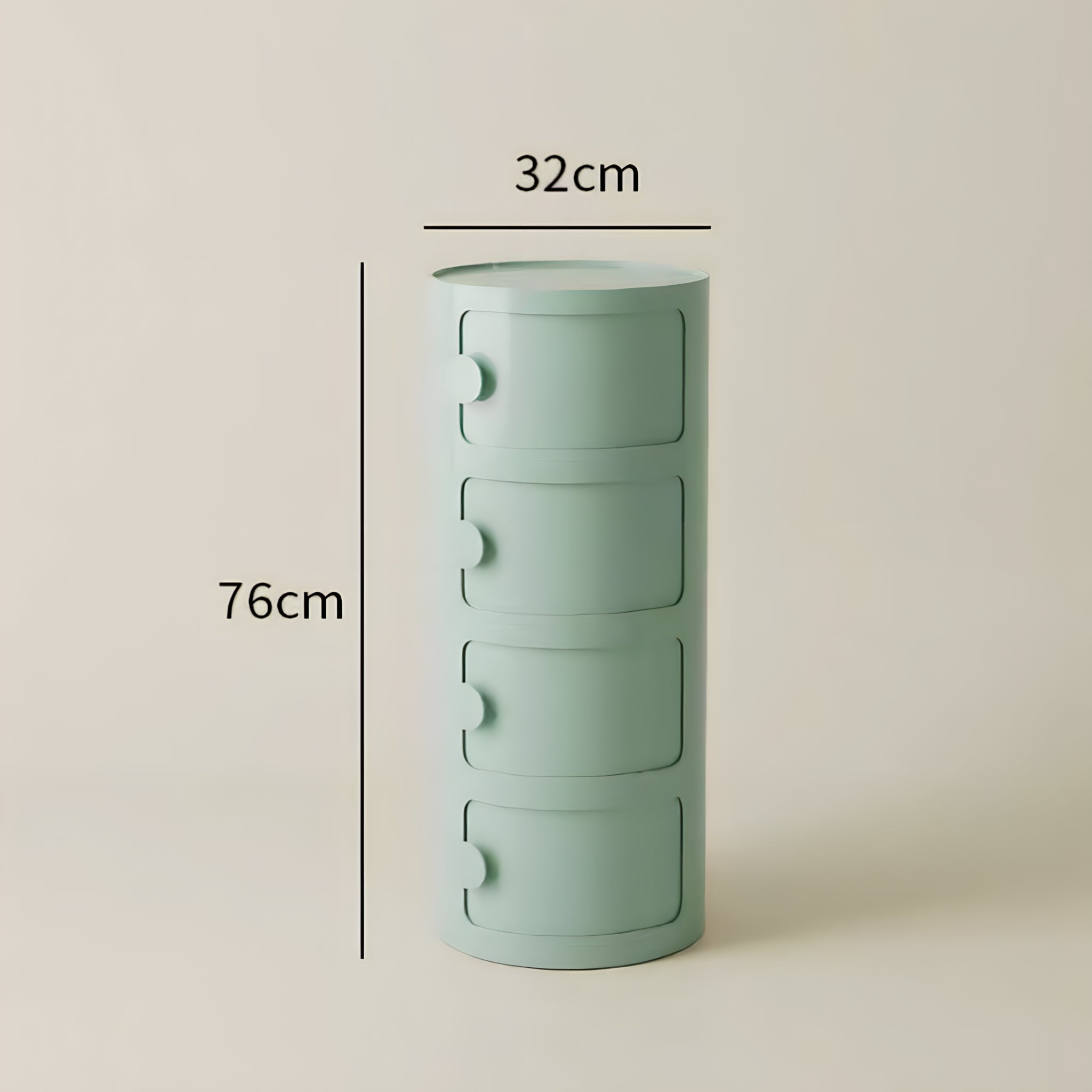 Macaron Color Round Module Cabinet