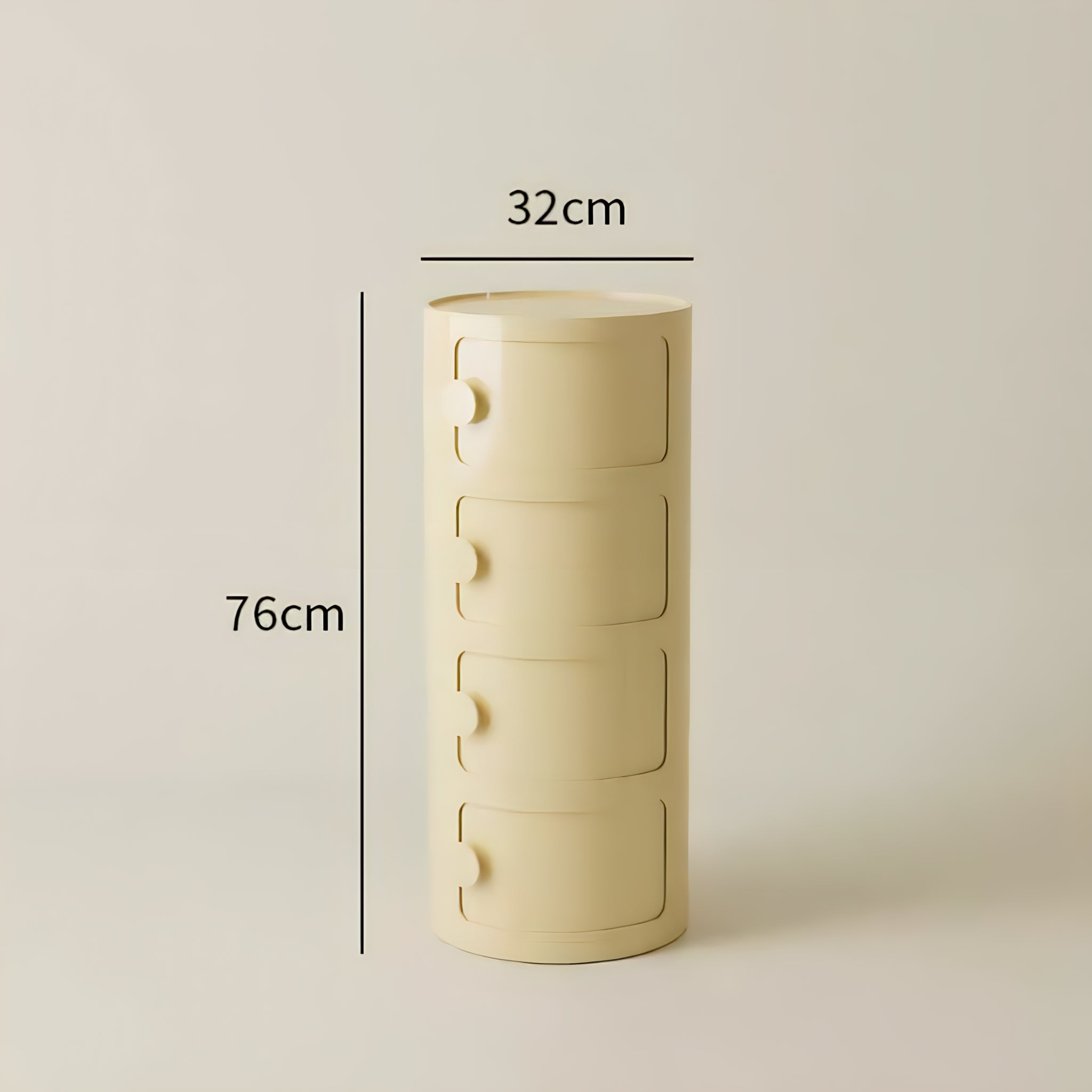 Macaron Color Round Module Cabinet