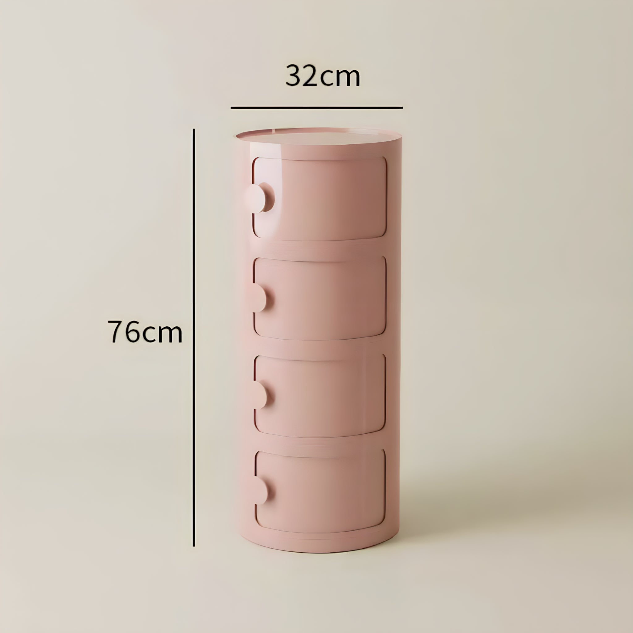 Macaron Color Round Module Cabinet