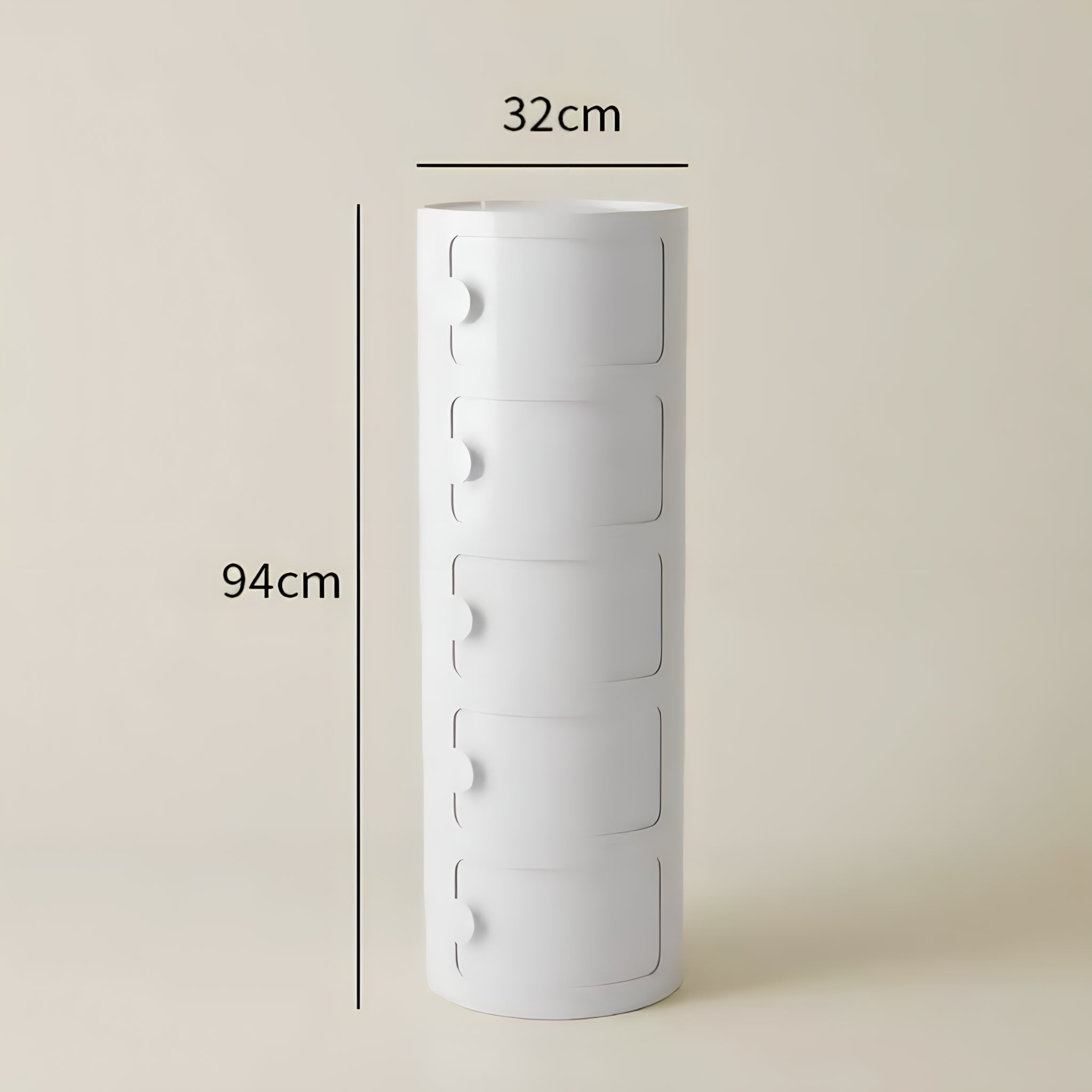 Macaron Color Round Module Cabinet