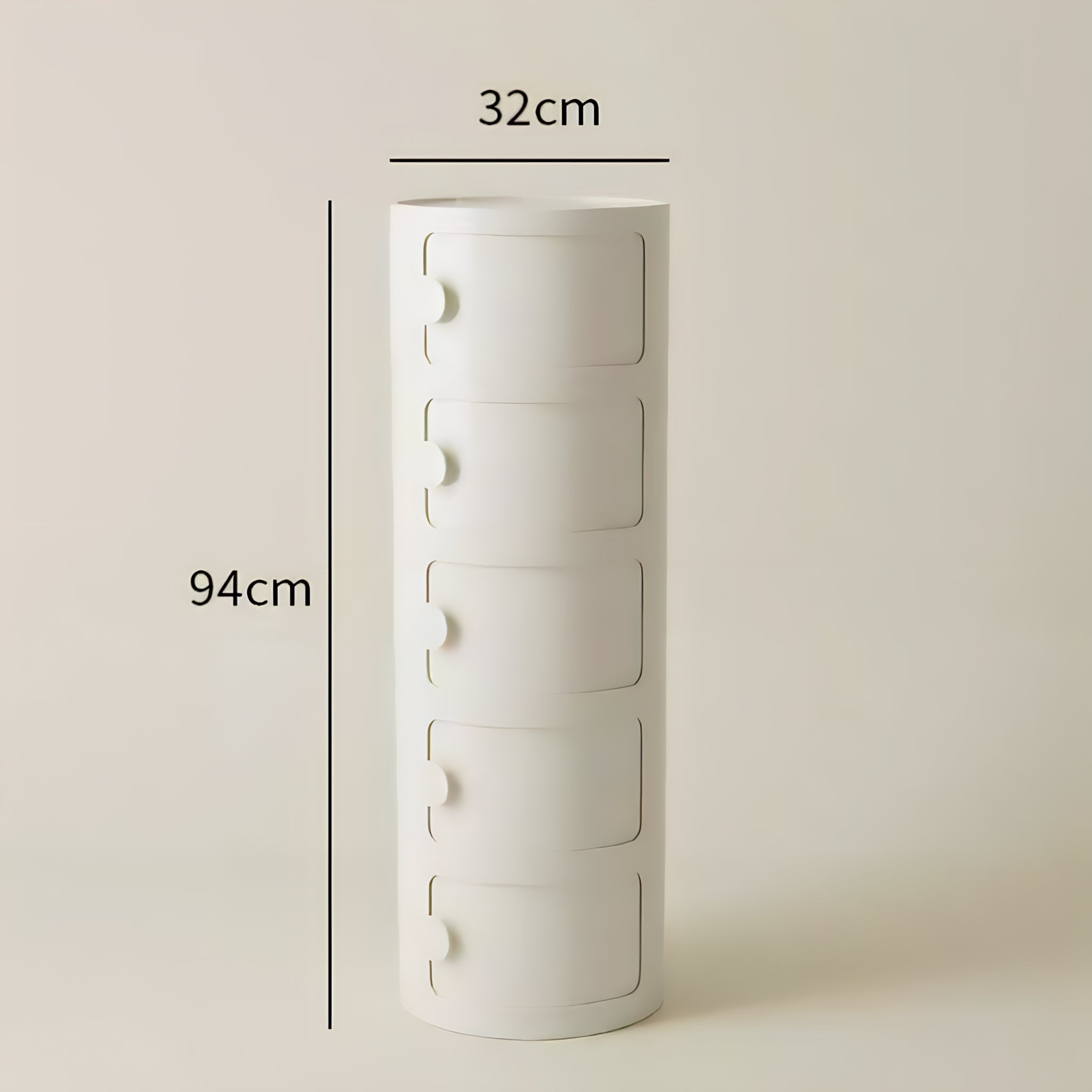 Macaron Color Round Module Cabinet