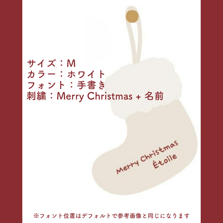 【カスタマイズ対応】クリスマスソックス