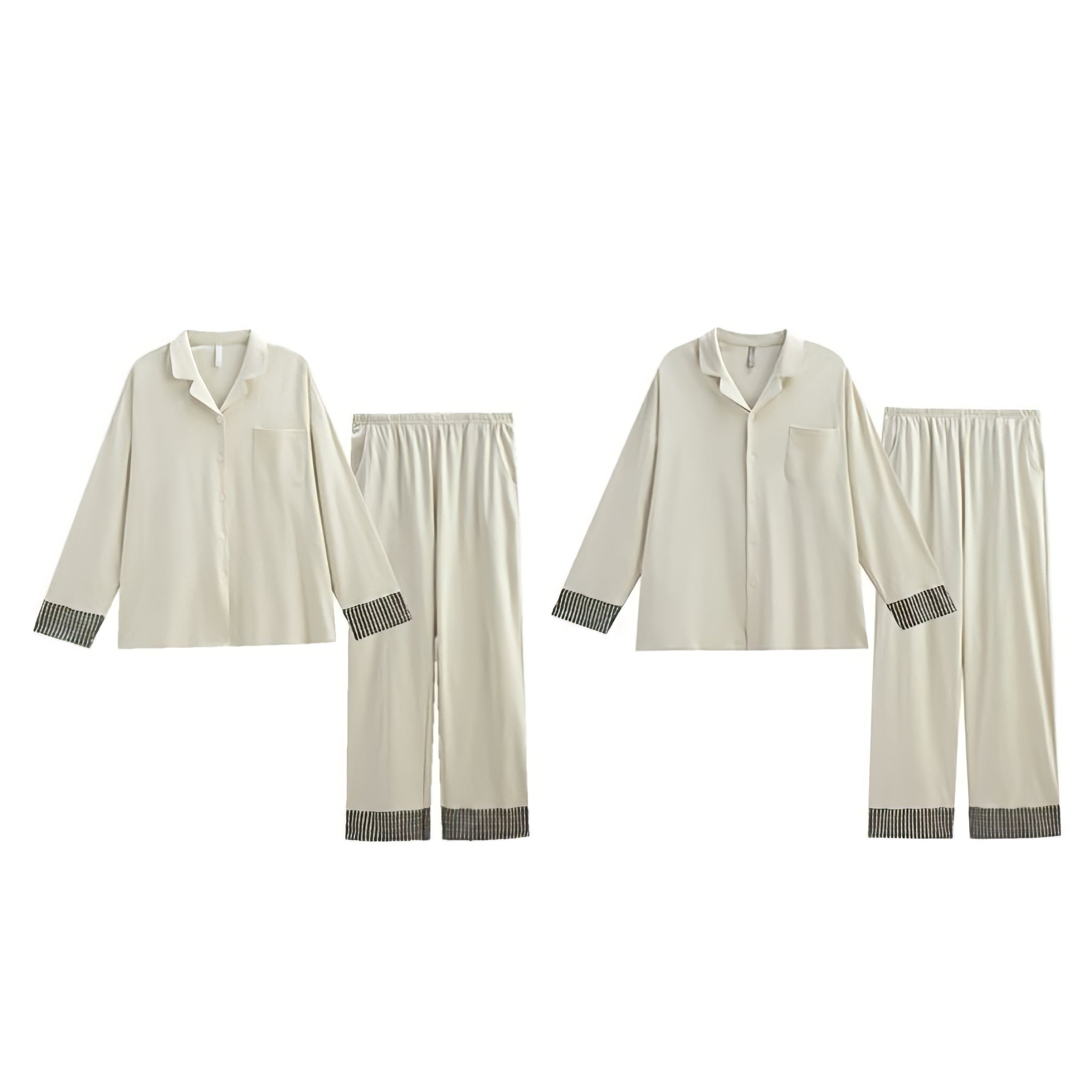 Modal cotton patterned sleeve pajamas