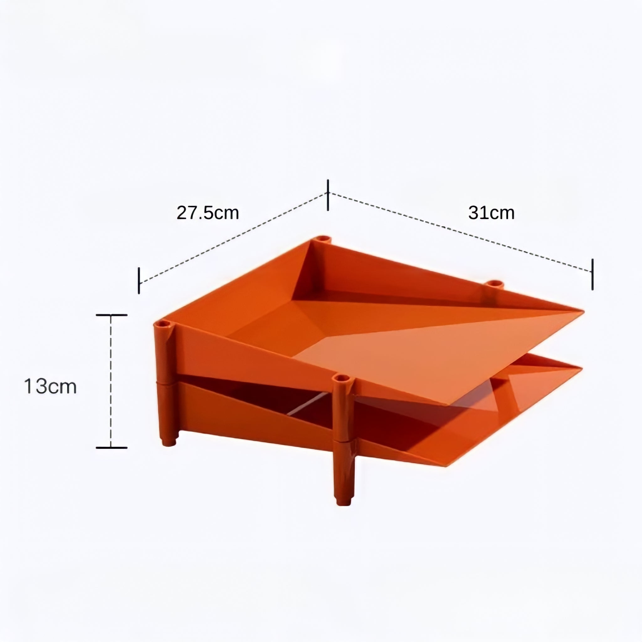 Color Block Multi File Rack