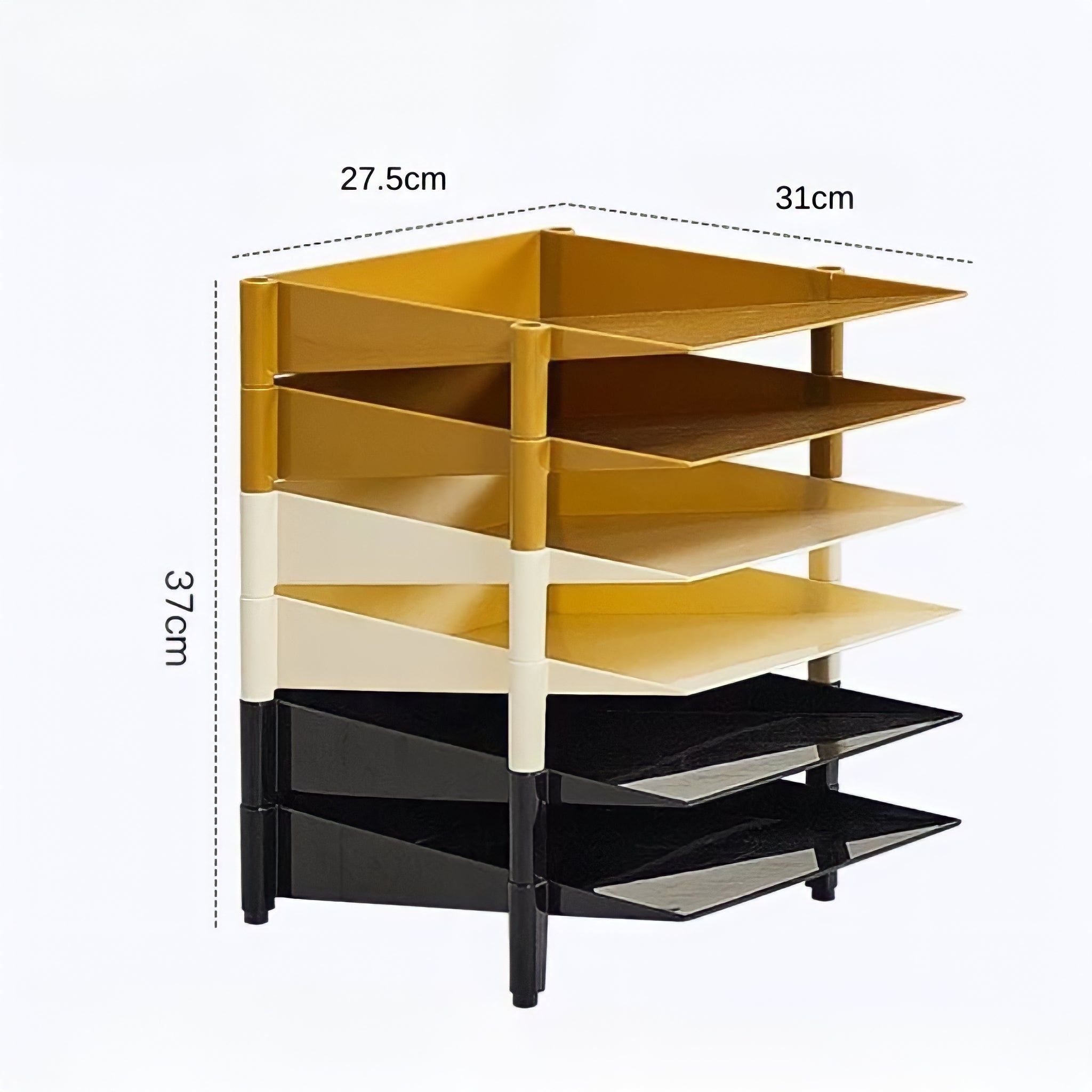 Color Block Multi File Rack