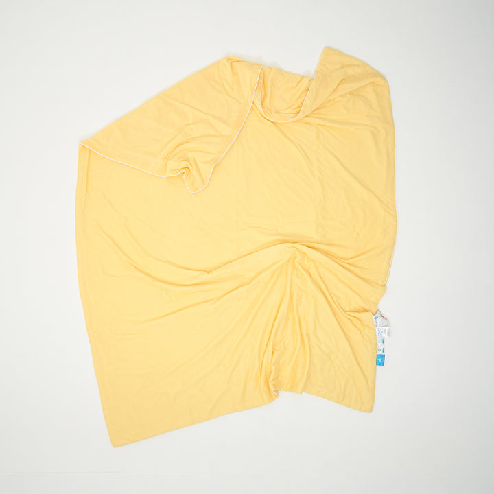 Colorful W-Color Antibacterial Cooling Blanket, Lemon
