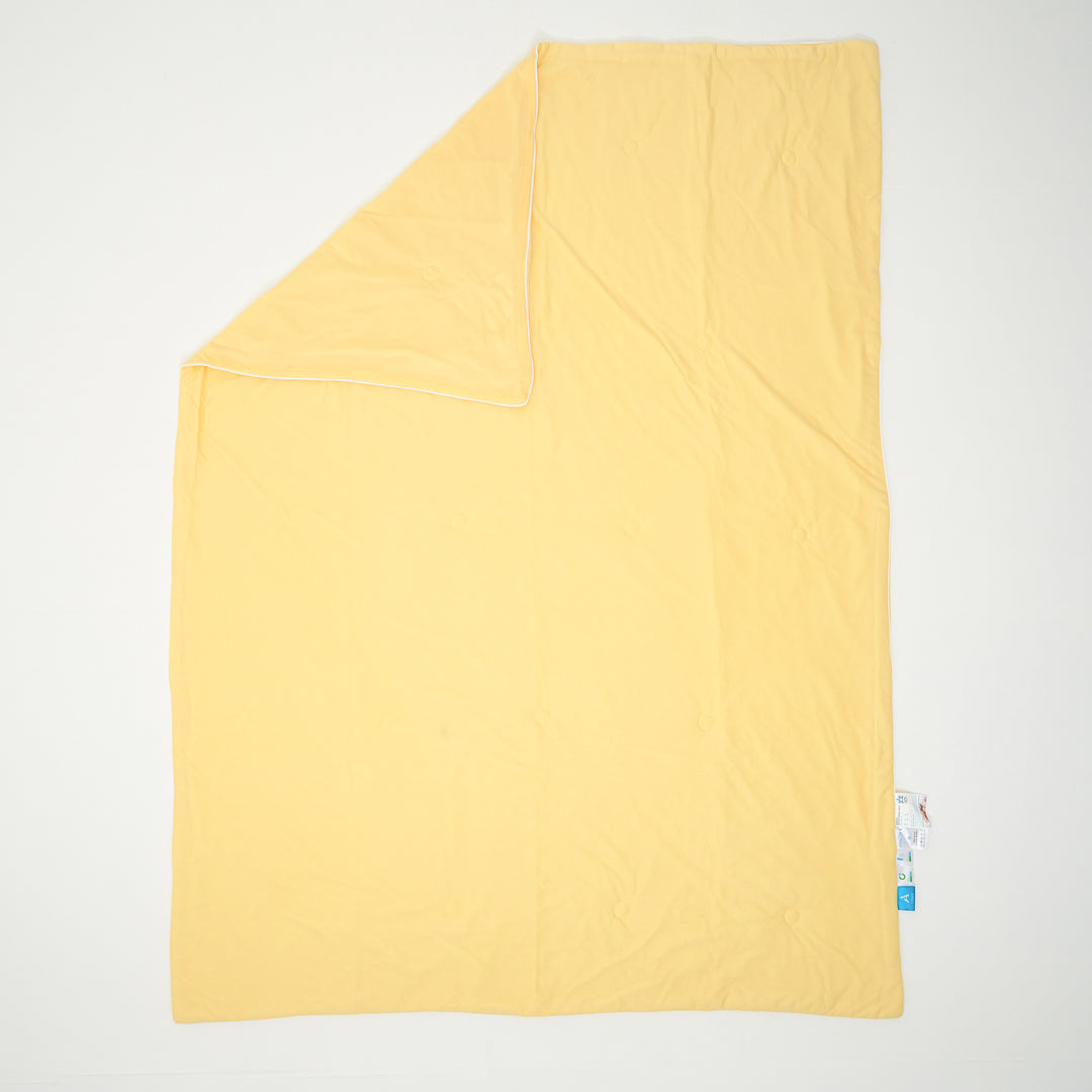 Colorful W-Color Antibacterial Cooling Blanket, Lemon