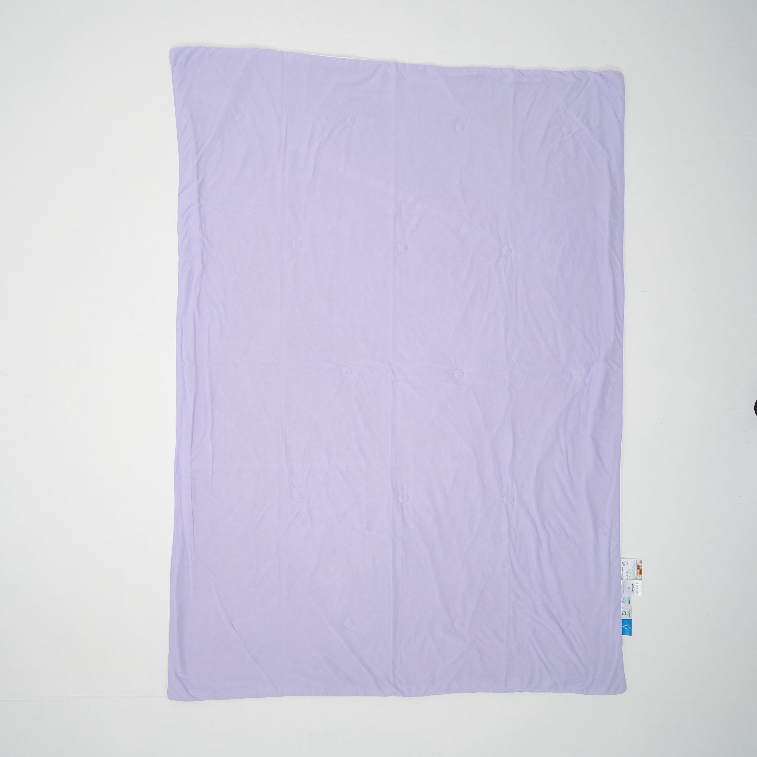 Colorful W-color antibacterial cooling blanket Purple gray