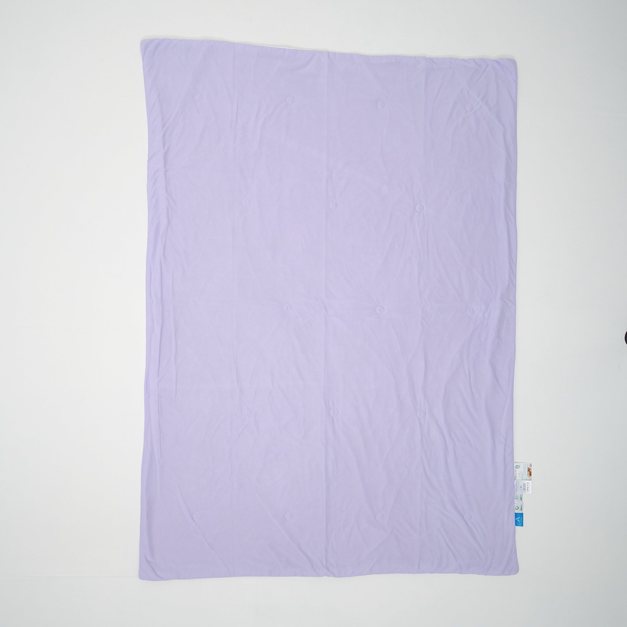 Colorful W-color antibacterial cooling blanket Purple gray