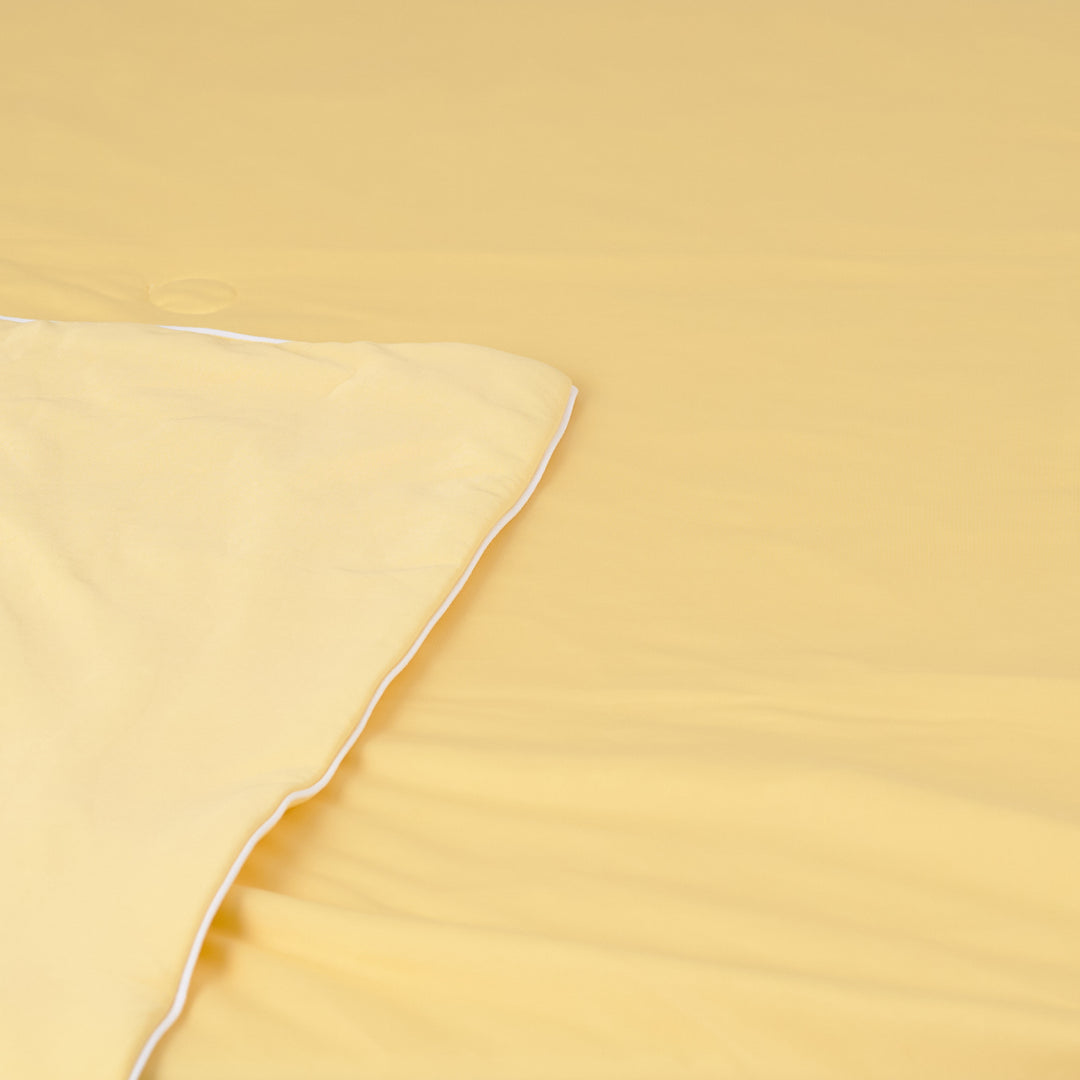Colorful W-Color Antibacterial Cooling Blanket, Lemon