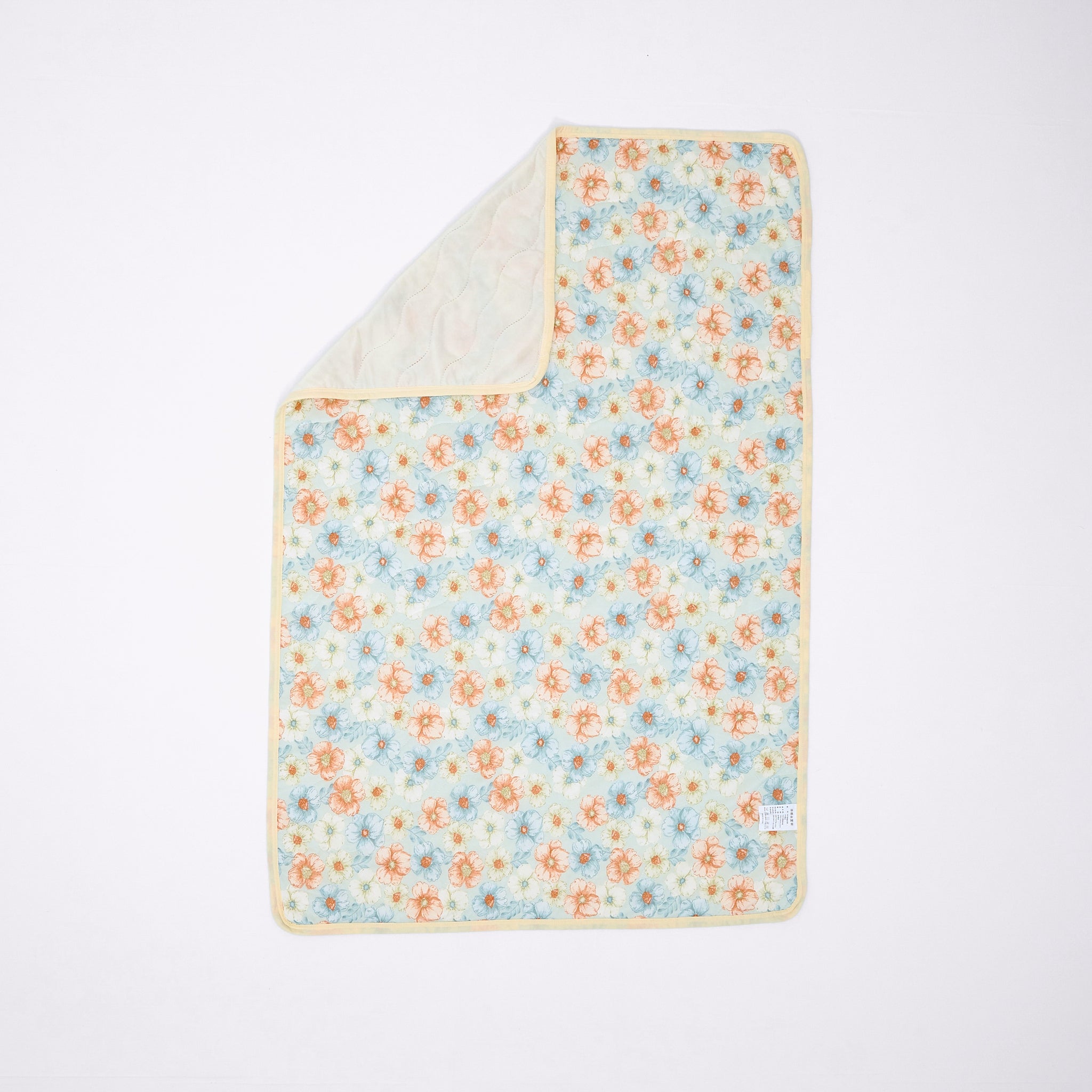 Double Color Cool Quilt Colorful Flowers