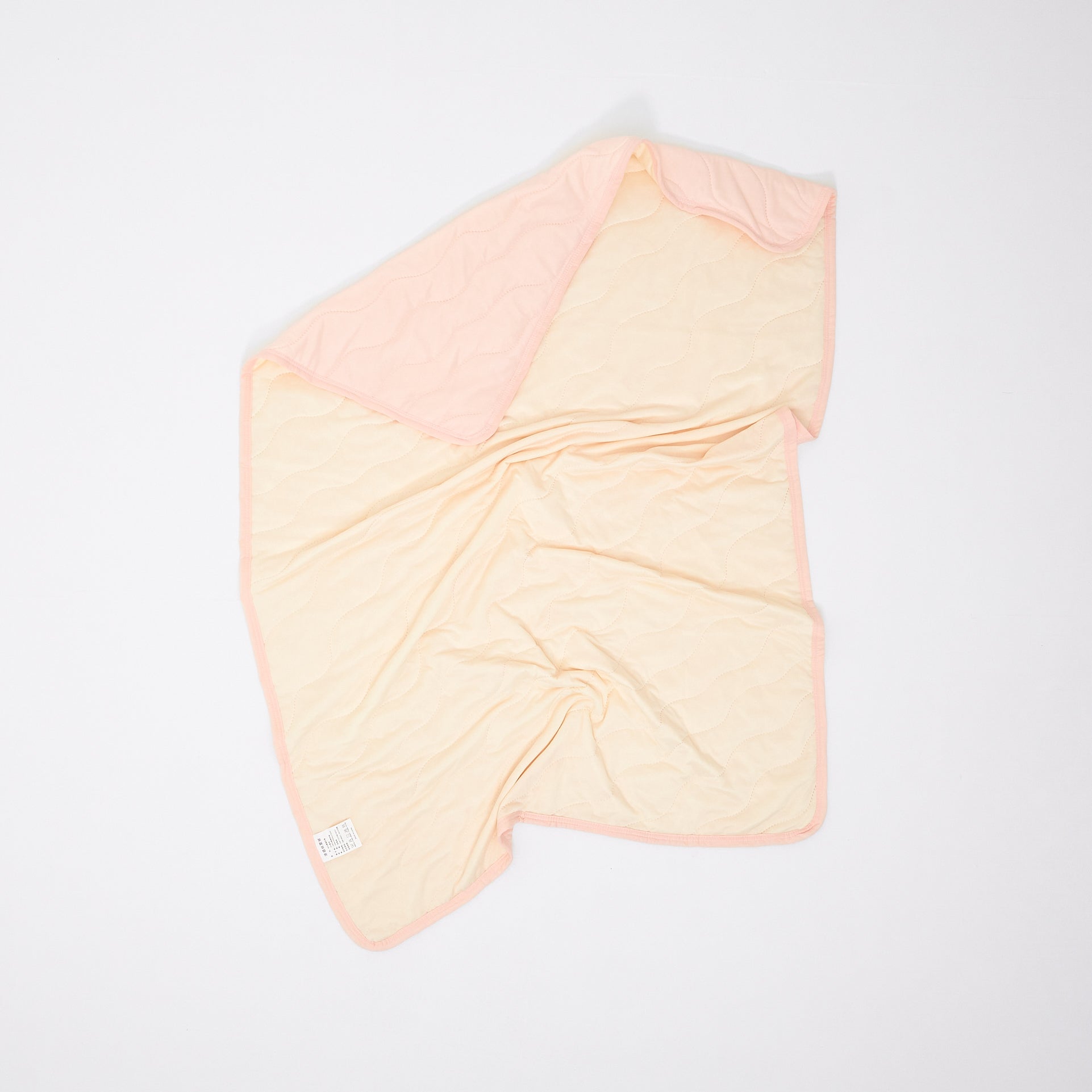 Double Color Cool Quilt Custard Pink