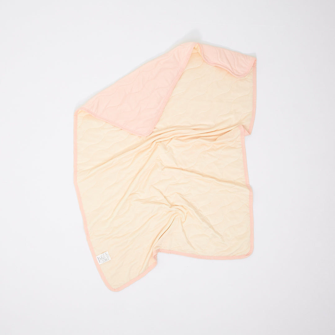 Double Color Cool Quilt Custard Pink