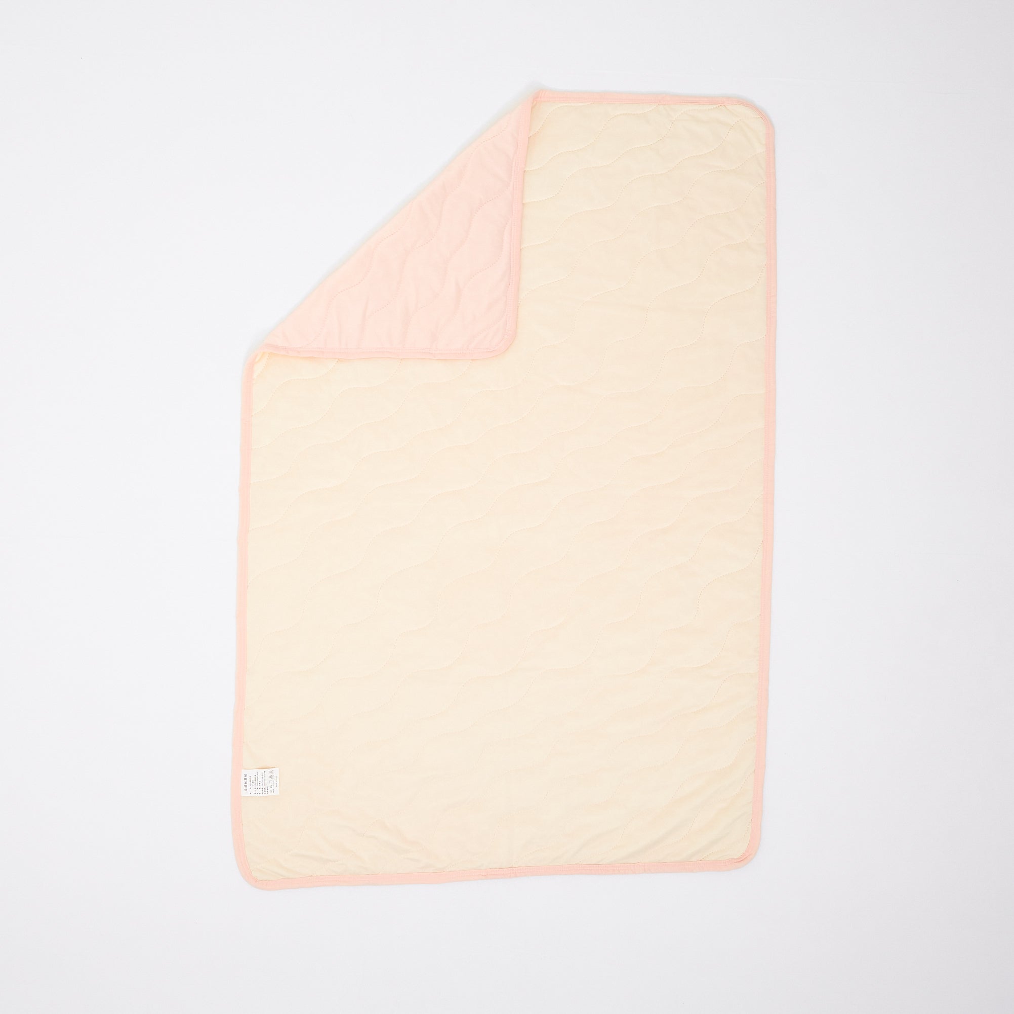 Double Color Cool Quilt Custard Pink