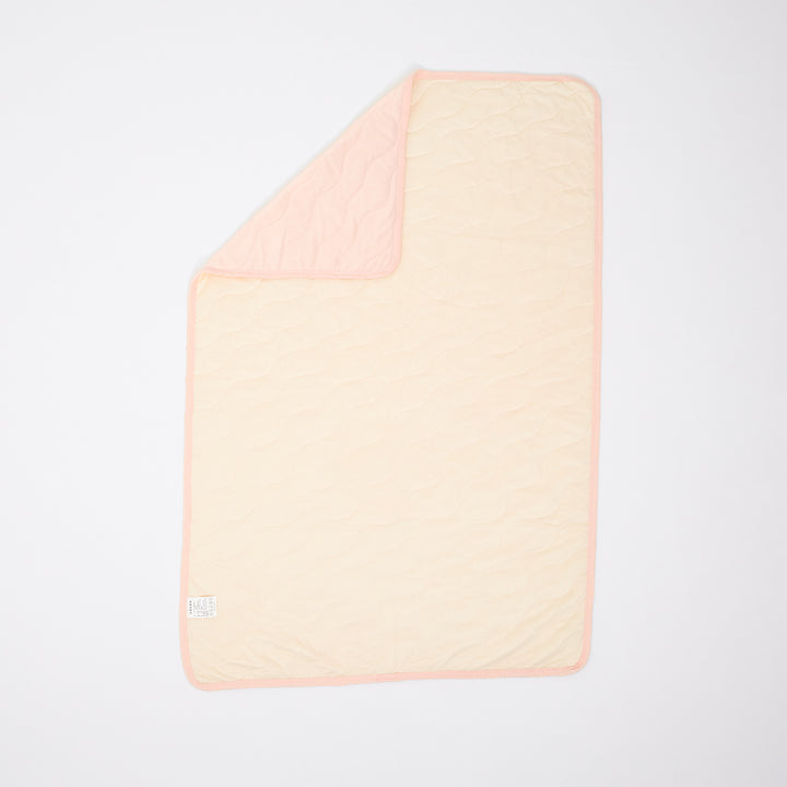 Double Color Cool Quilt Custard Pink