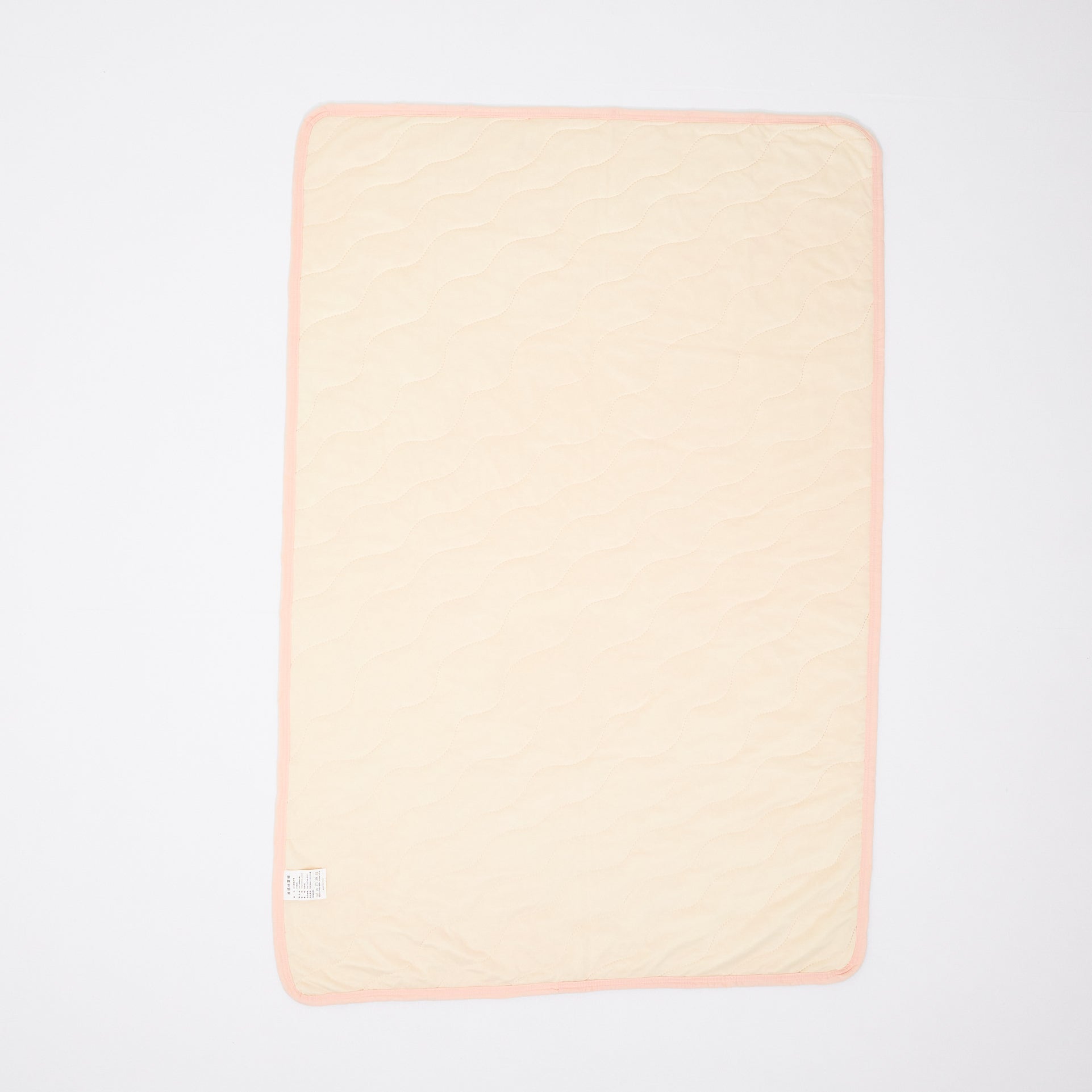 Double Color Cool Quilt Custard Pink