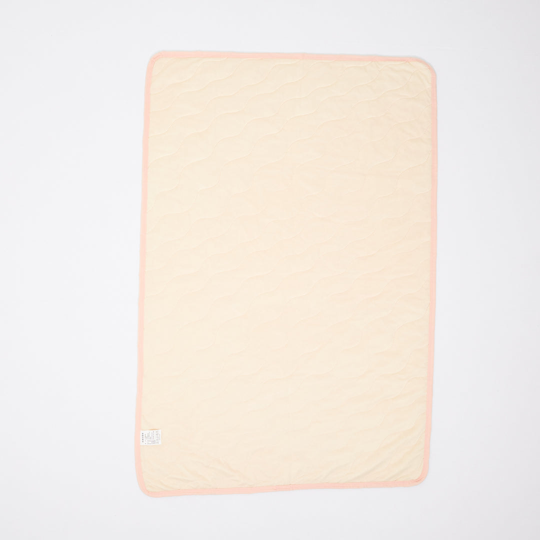 Double Color Cool Quilt Custard Pink