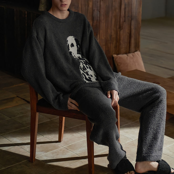 Big Dalmatian Fluffy Loungewear 