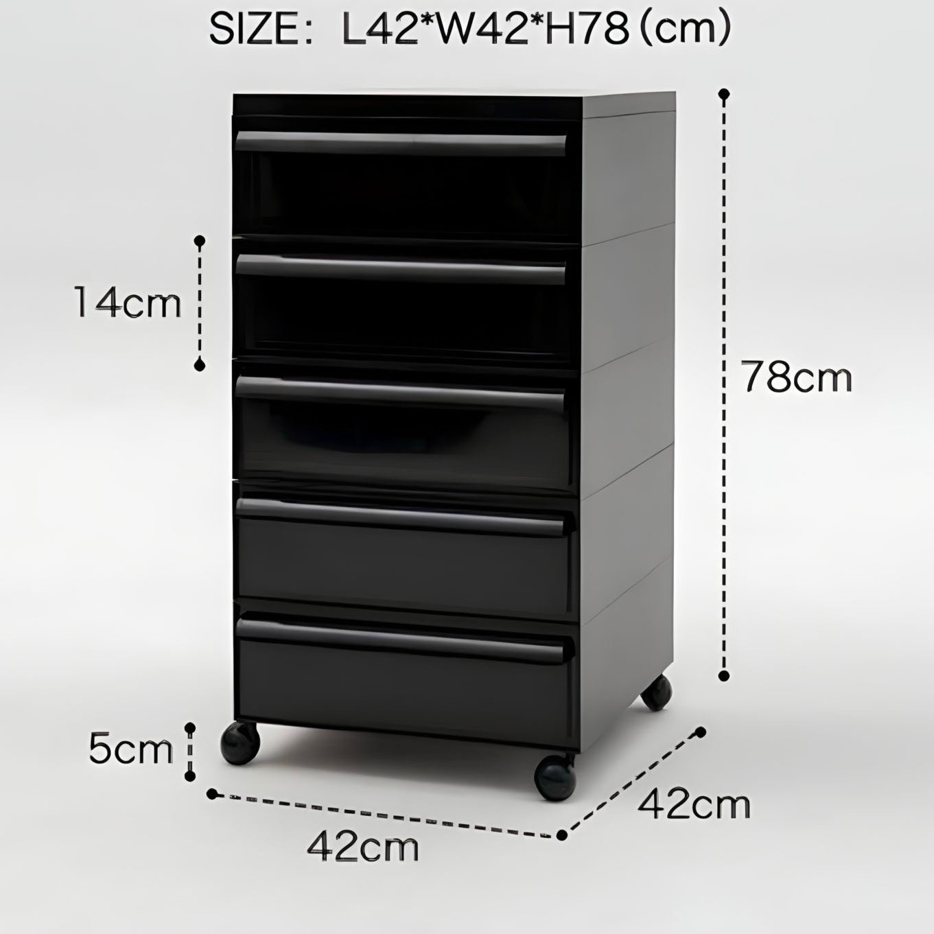 モダンカラフル可動式キャビネット kocol