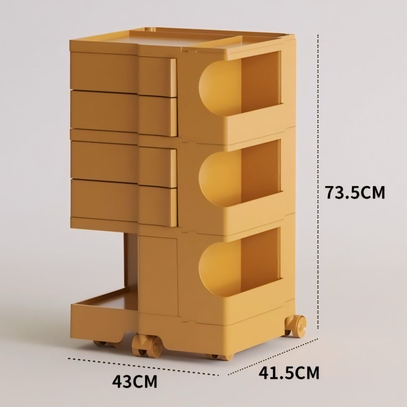 キャスター付きボビーワゴン kocol