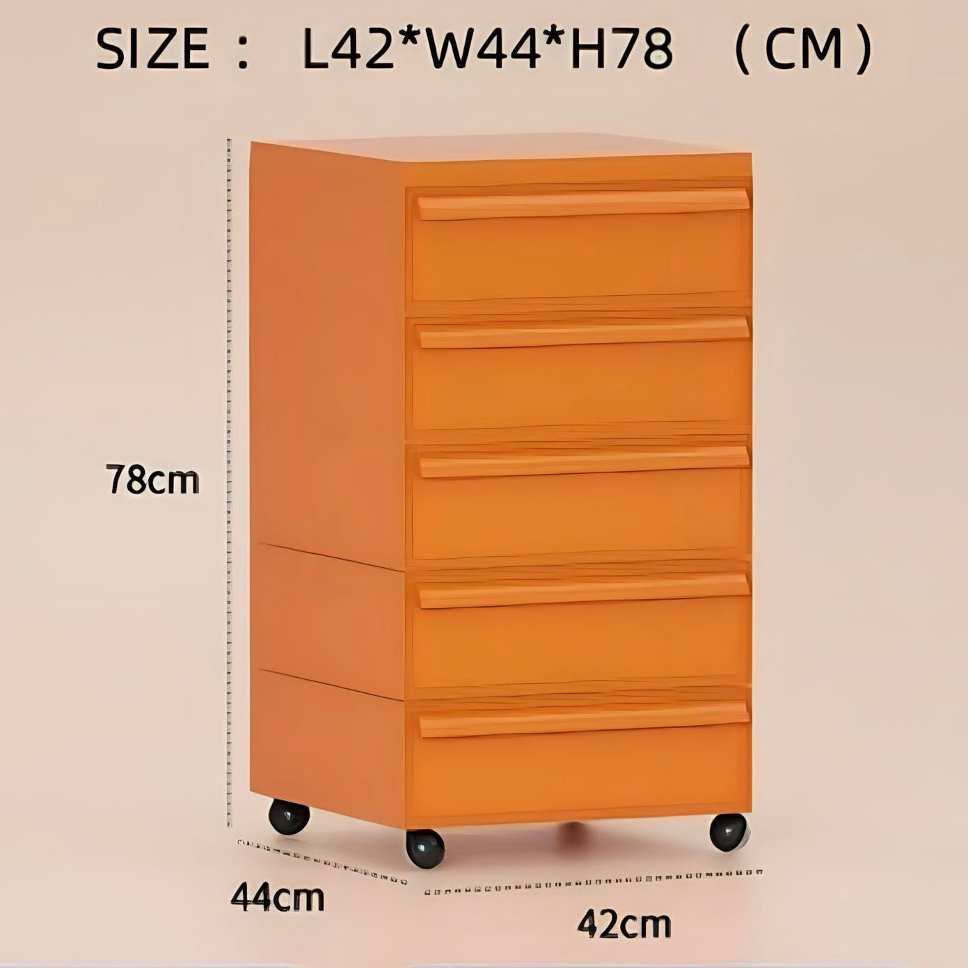 モダンカラフル可動式キャビネット kocol